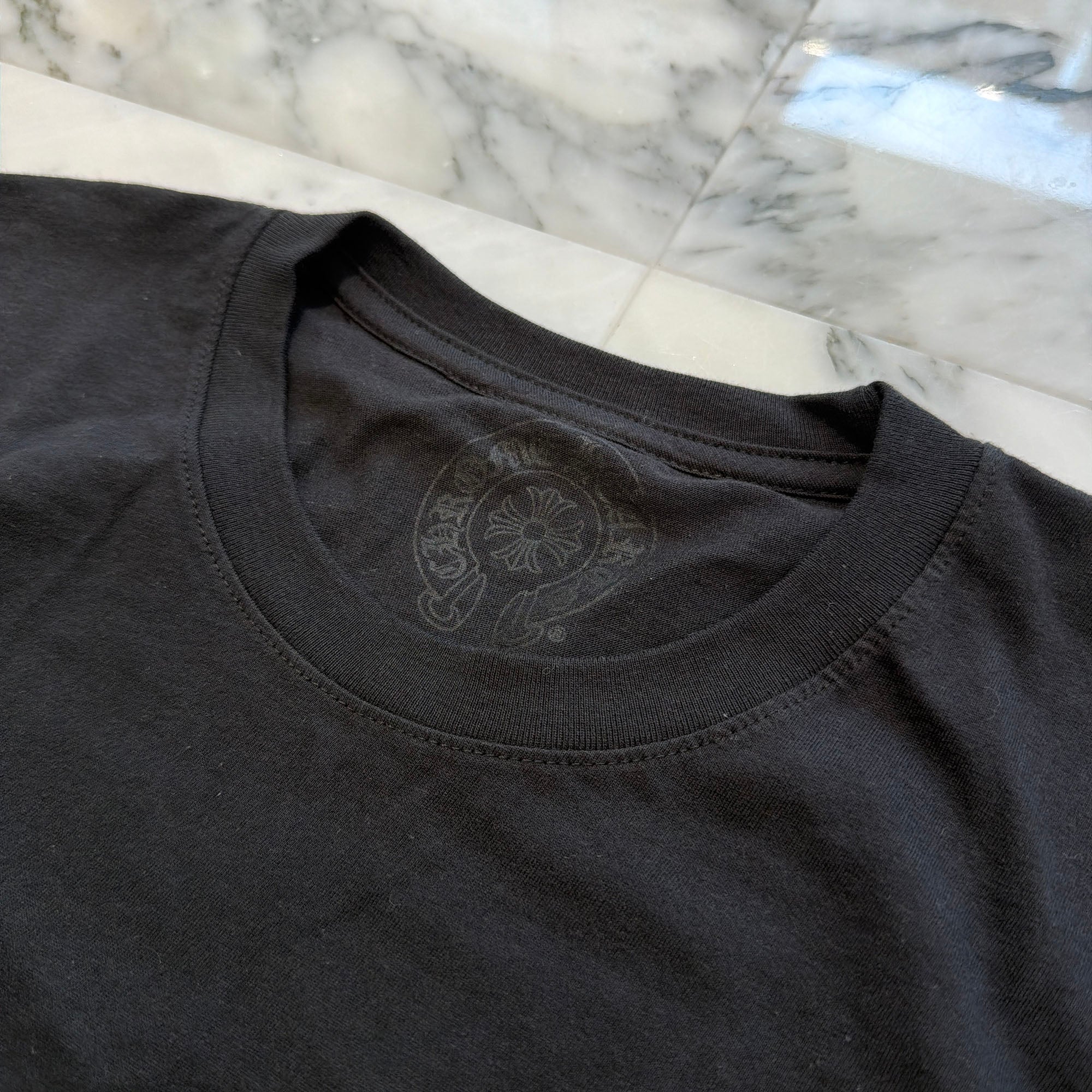 CHROME HEARTS Neon Yellow Horseshoe Tee Size M クロムハーツ ネオンイエロー ホースシュー Tシャツ サイズM