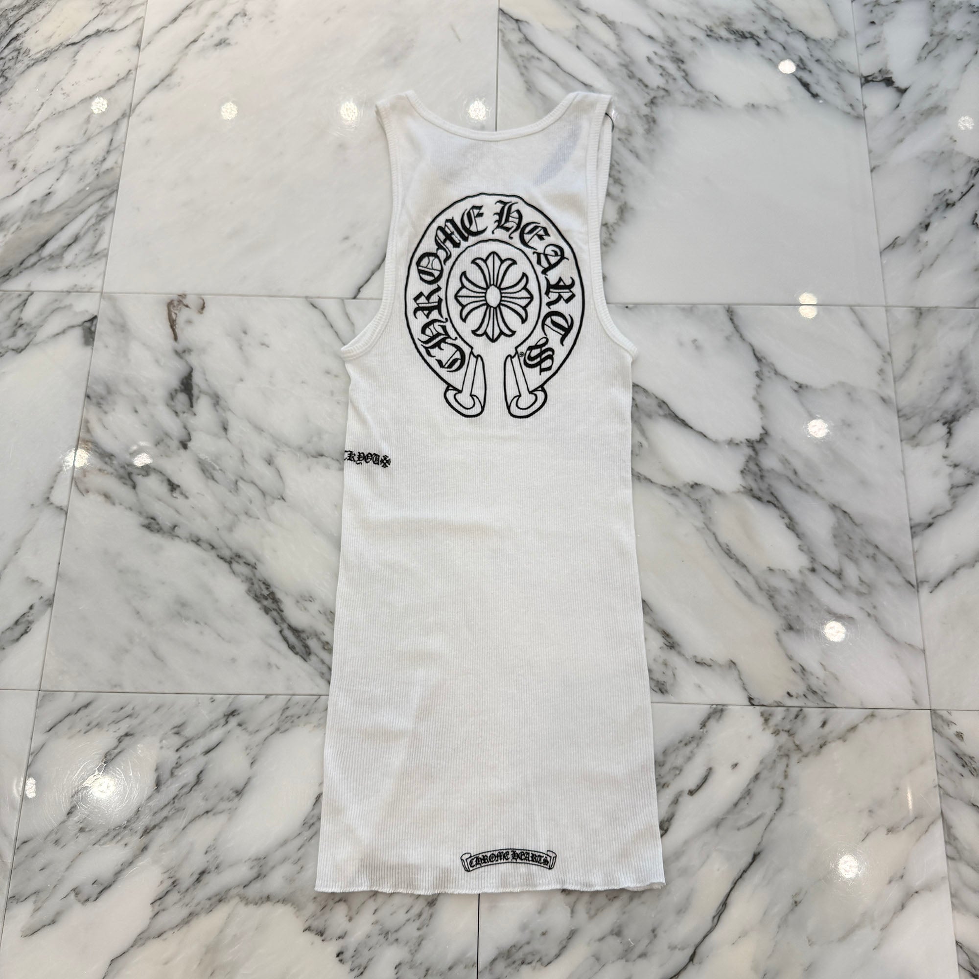 CHROME HEARTS Back Horseshoe Fuck you Print Tank Top Size M クロムハーツ バックホースシュー ファックユー プリント タンクトップ サイズM