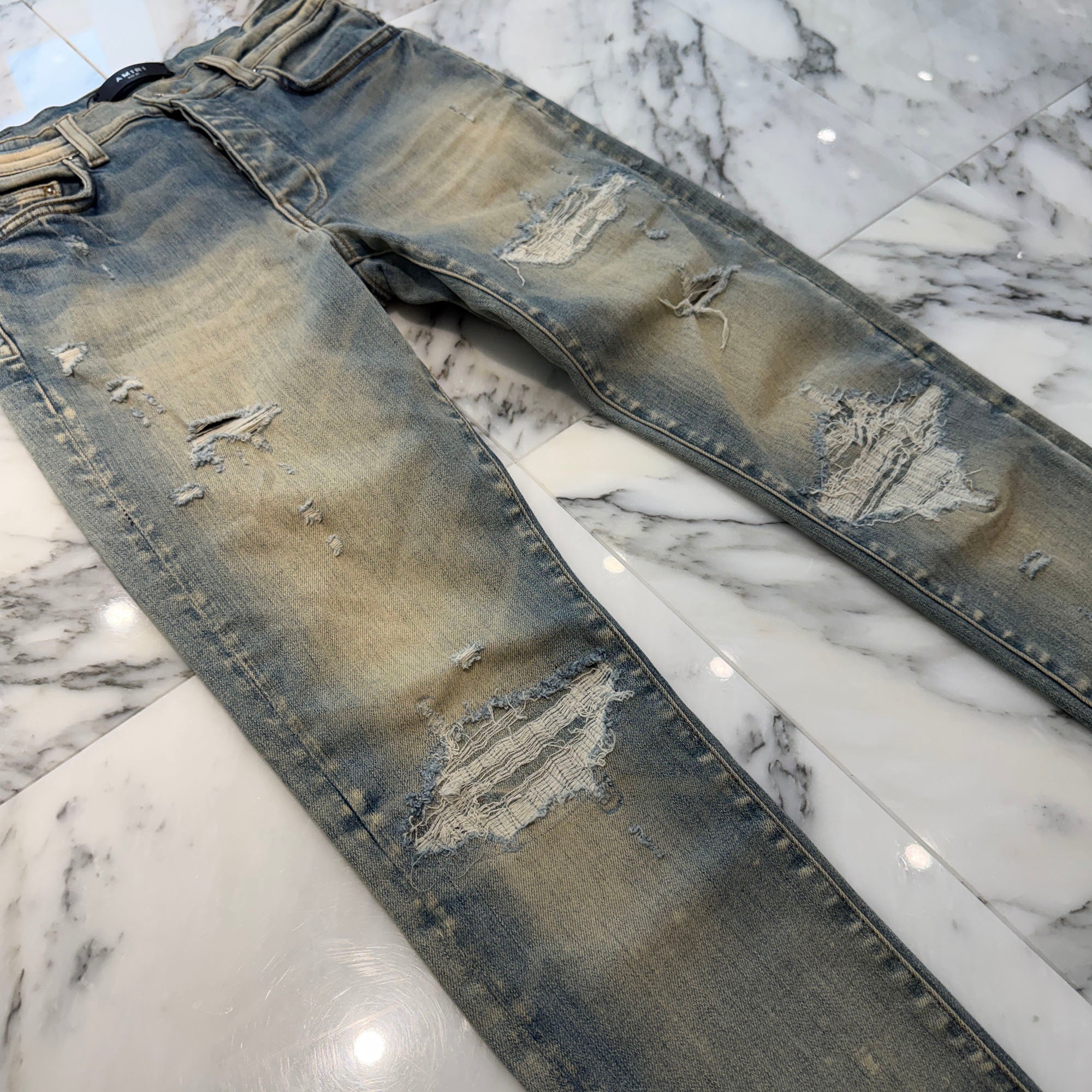 AMIRI MX1 Damage Skinny Denim Pants Size 29 アミリ MX1 ダメージ加工 スキニー デニムパンツ サイズ29