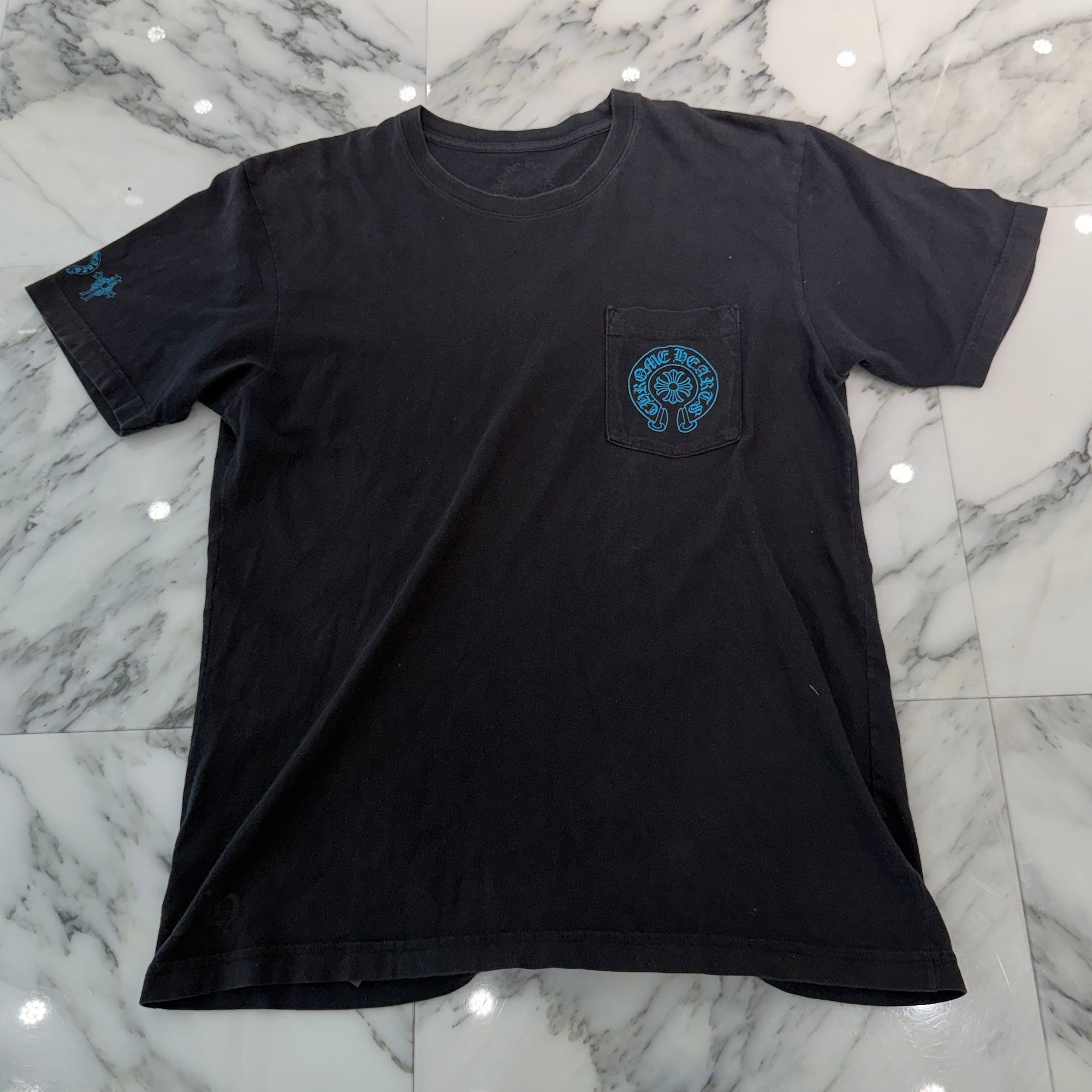 CHROME HEARTS 3 Blue Cross Tee Size L クロムハーツ 3 ブルークロス Tシャツ サイズL