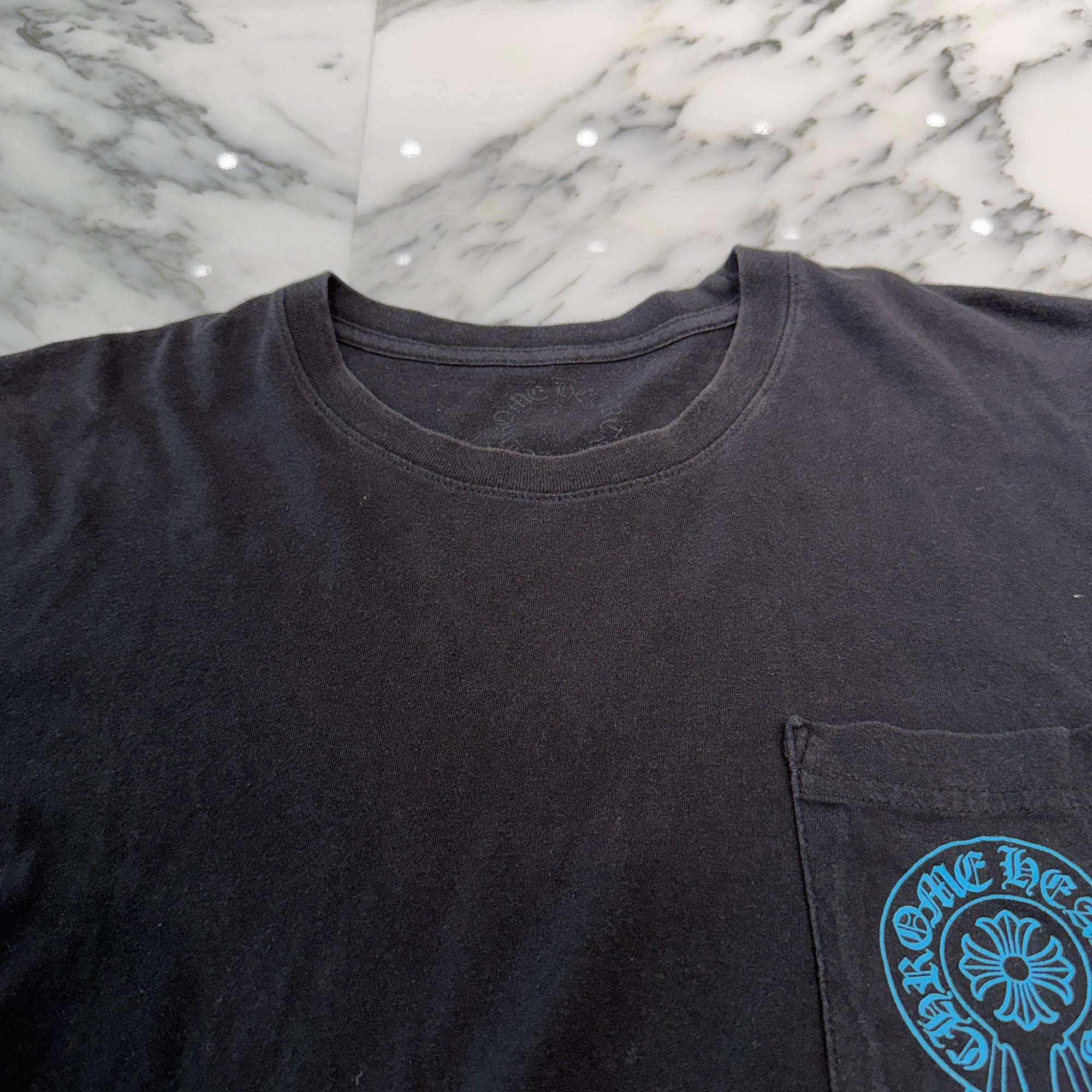 CHROME HEARTS 3 Blue Cross Tee Size L クロムハーツ 3 ブルークロス Tシャツ サイズL