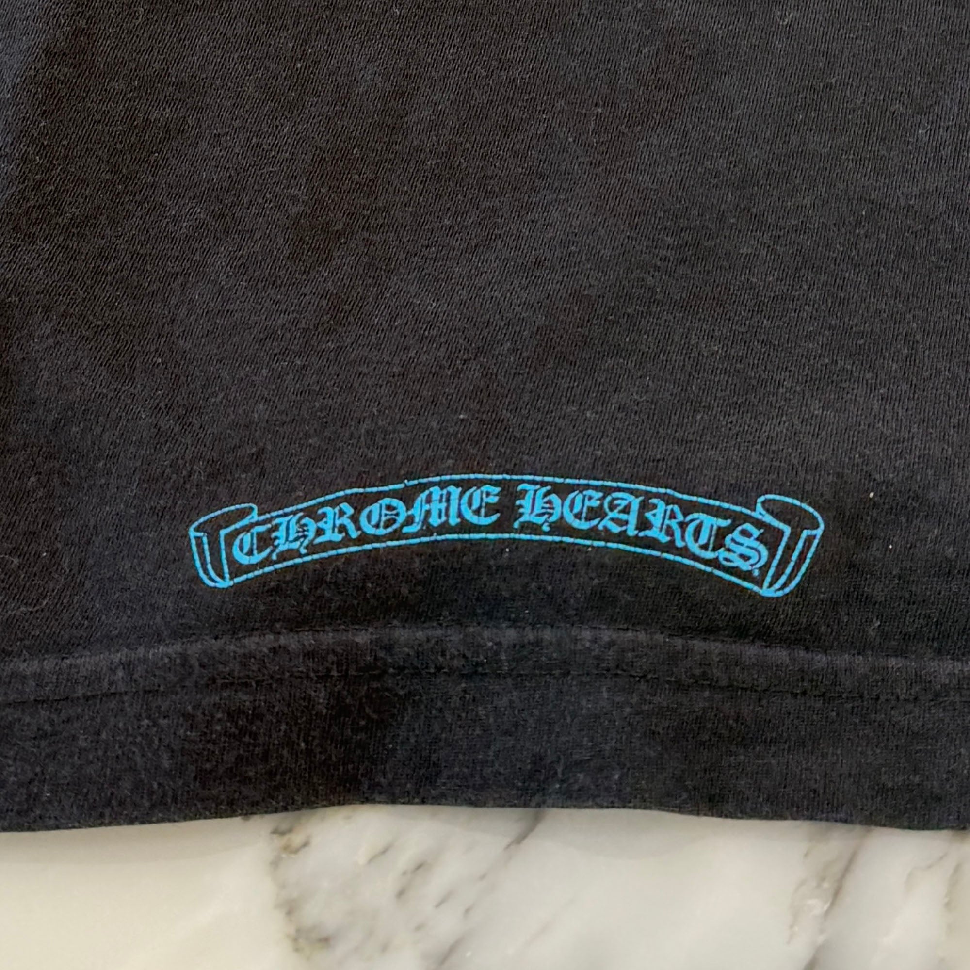 CHROME HEARTS 3 Blue Cross Tee Size L クロムハーツ 3 ブルークロス Tシャツ サイズL