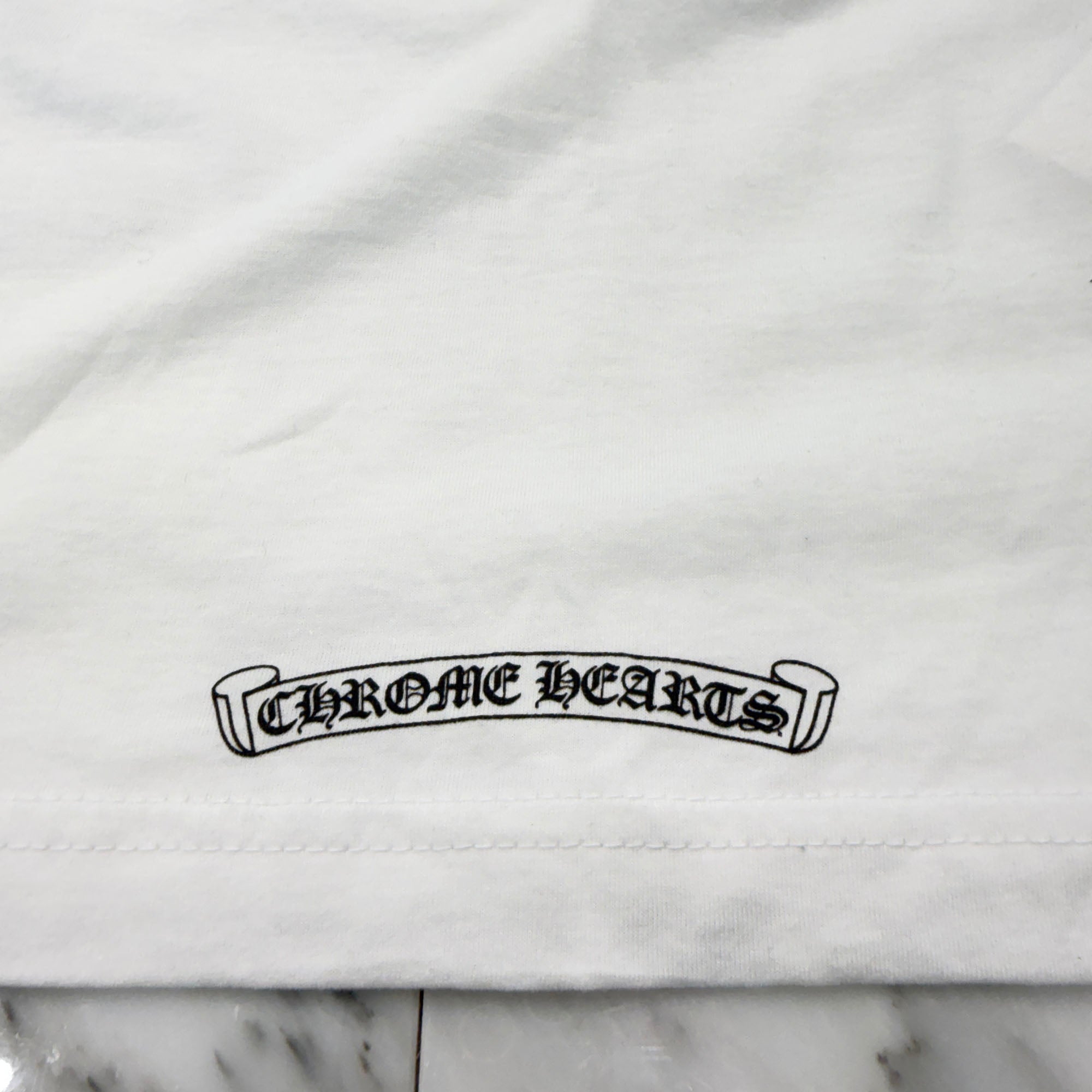 CHROME HEARTS Made In Hollywood Red CH Plus Long Sleeve Tee Size M クロムハーツ メイドインハリウッド CHプラス ロングスリーブTシャツ サイズM