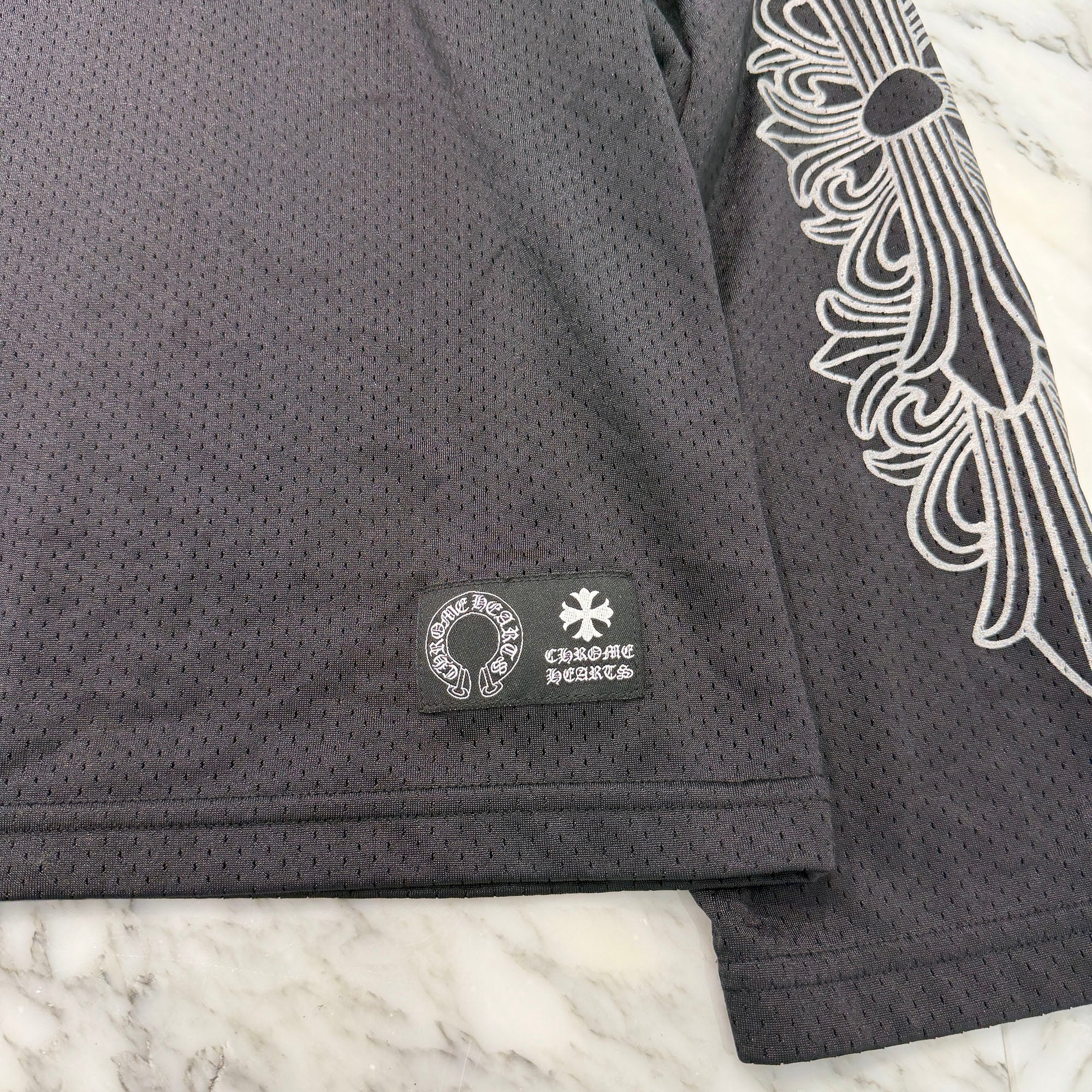 CHROME HEARTS Mesh Warm Up Jersey Size S クロムハーツ メッシュウォームアップジャージー サイズS
