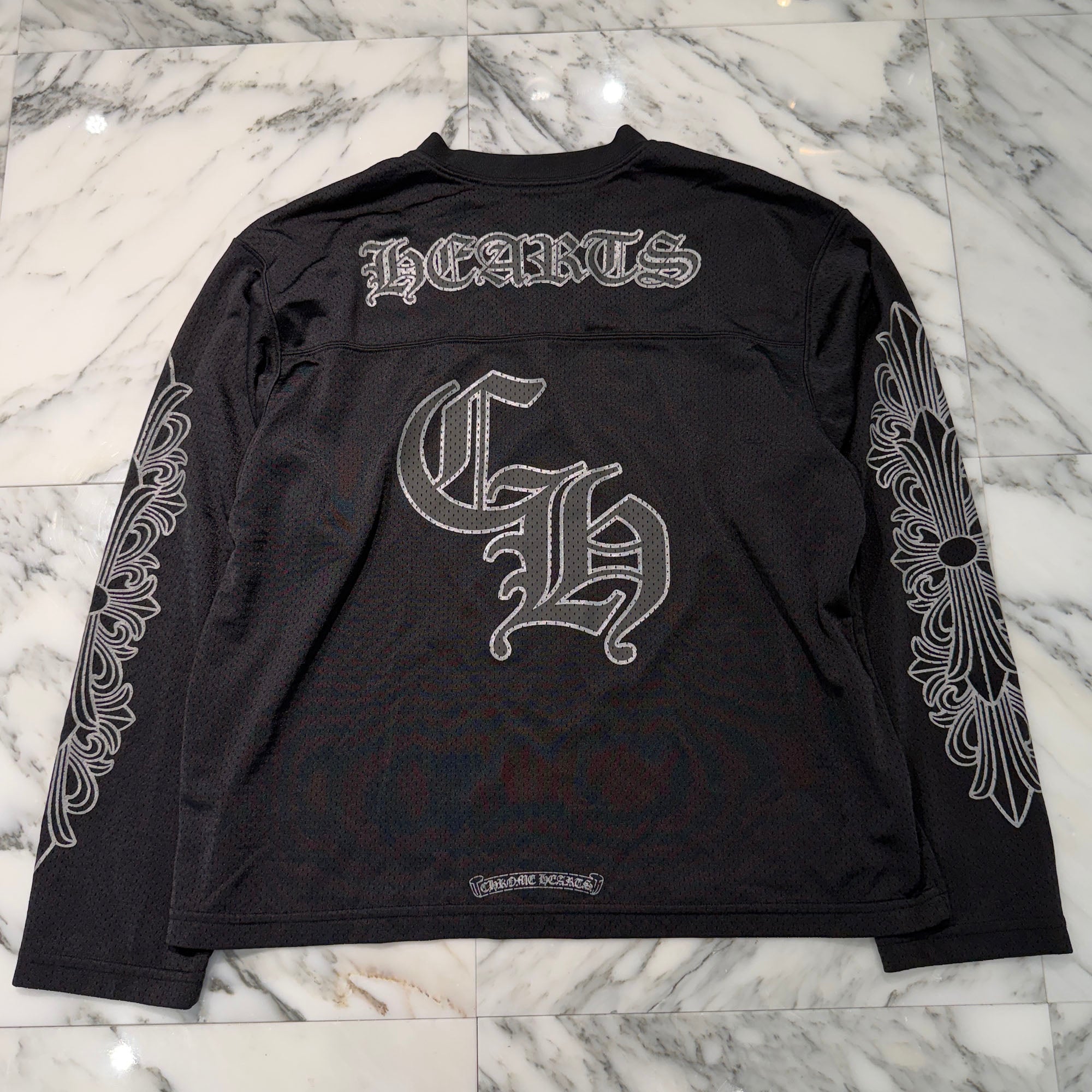 CHROME HEARTS Mesh Warm Up Jersey Size S クロムハーツ メッシュウォームアップジャージー サイズS