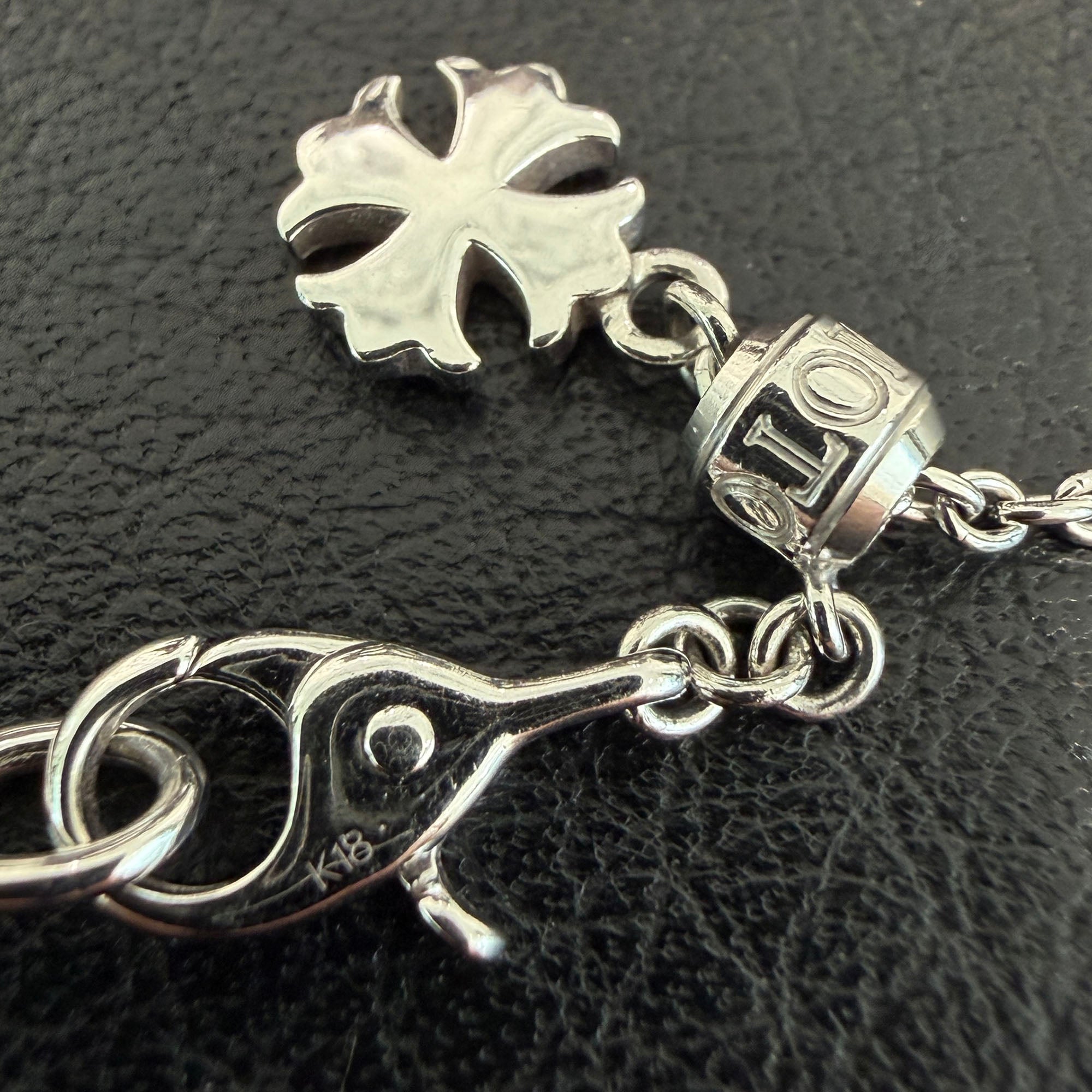 CHROME HEARTS × MIKIMOTO K18 WG CH Plus White Pearl Neckless