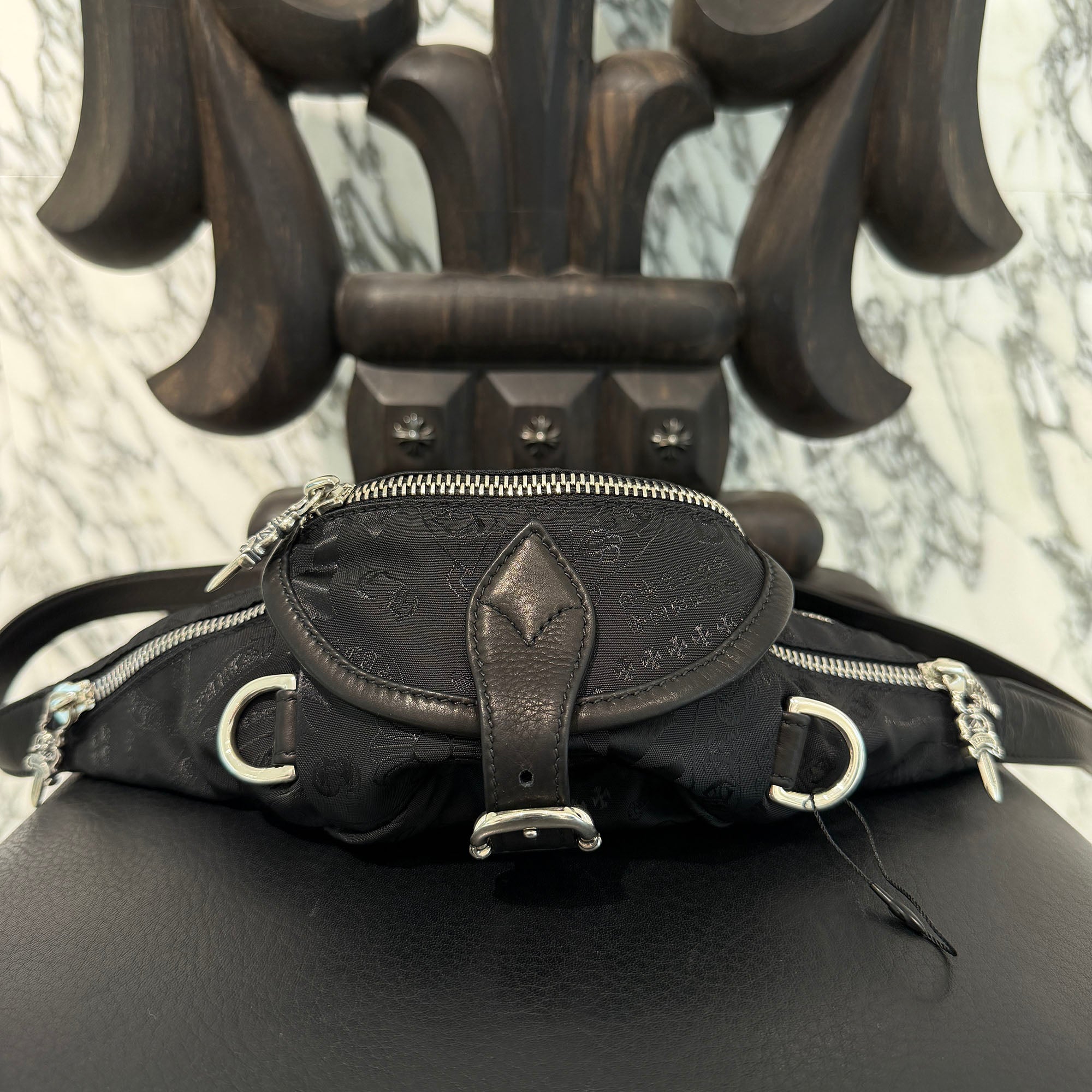 CHROME HEARTS Stencil Nylon SNAT PACK Shoulder Bag Mini クロムハーツ ステンシル ナイロン スナットパック ショルダーバッグ ミニ