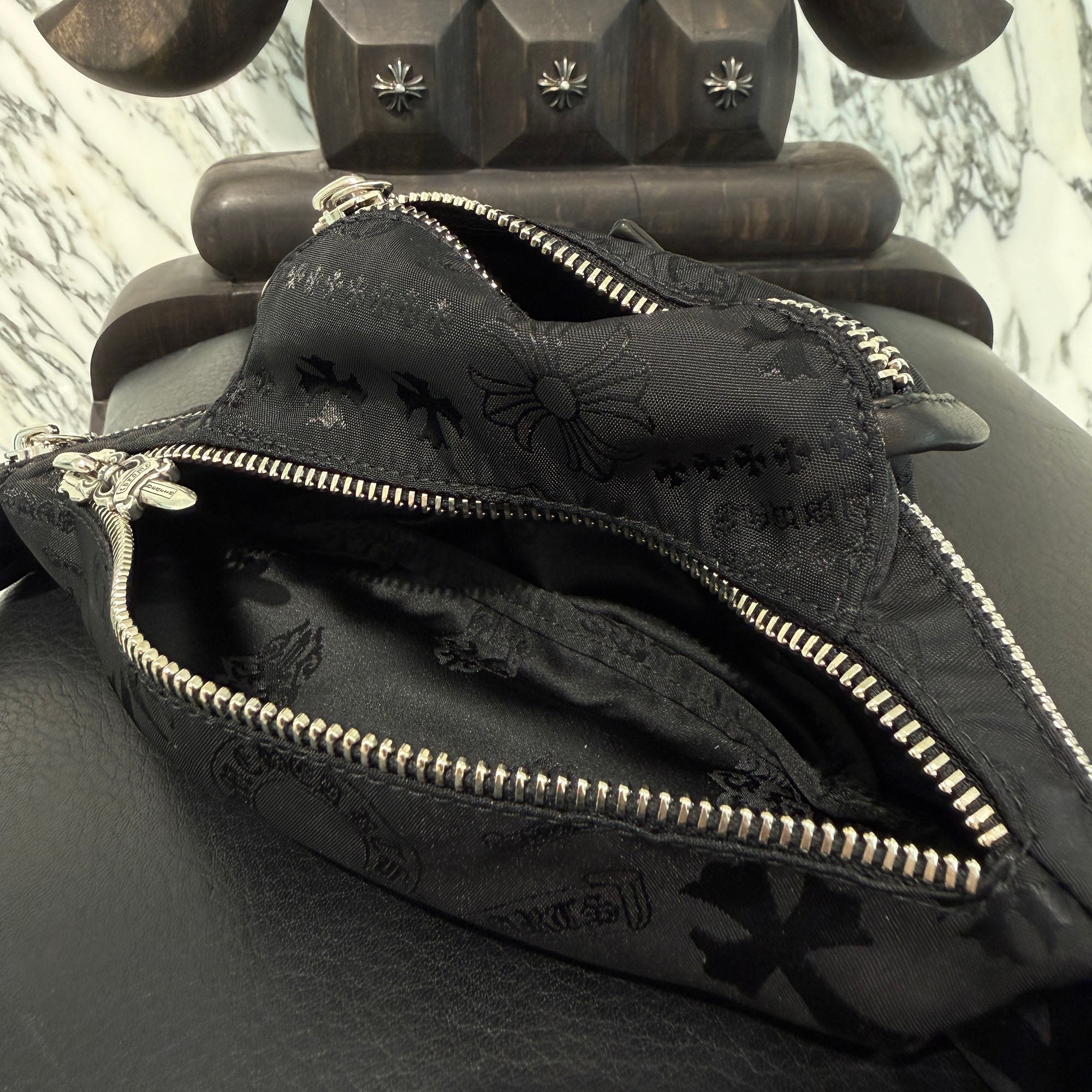 CHROME HEARTS Stencil Nylon SNAT PACK Shoulder Bag Mini クロムハーツ ステンシル ナイロン スナットパック ショルダーバッグ ミニ