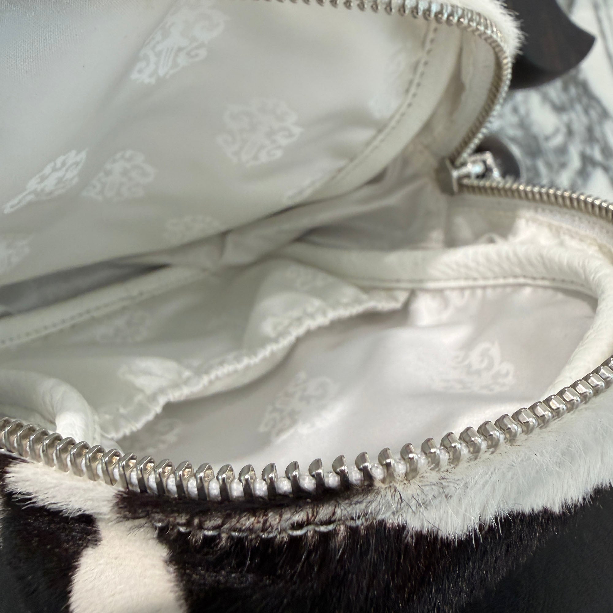 CHROME HEARTS TAKAMINI 3 Cemetery Cross Patch Harako Leather Shoulder Bag クロムハーツ タカミニ 3セメタリークロスパッチ ハラコレザーショルダーバッグ