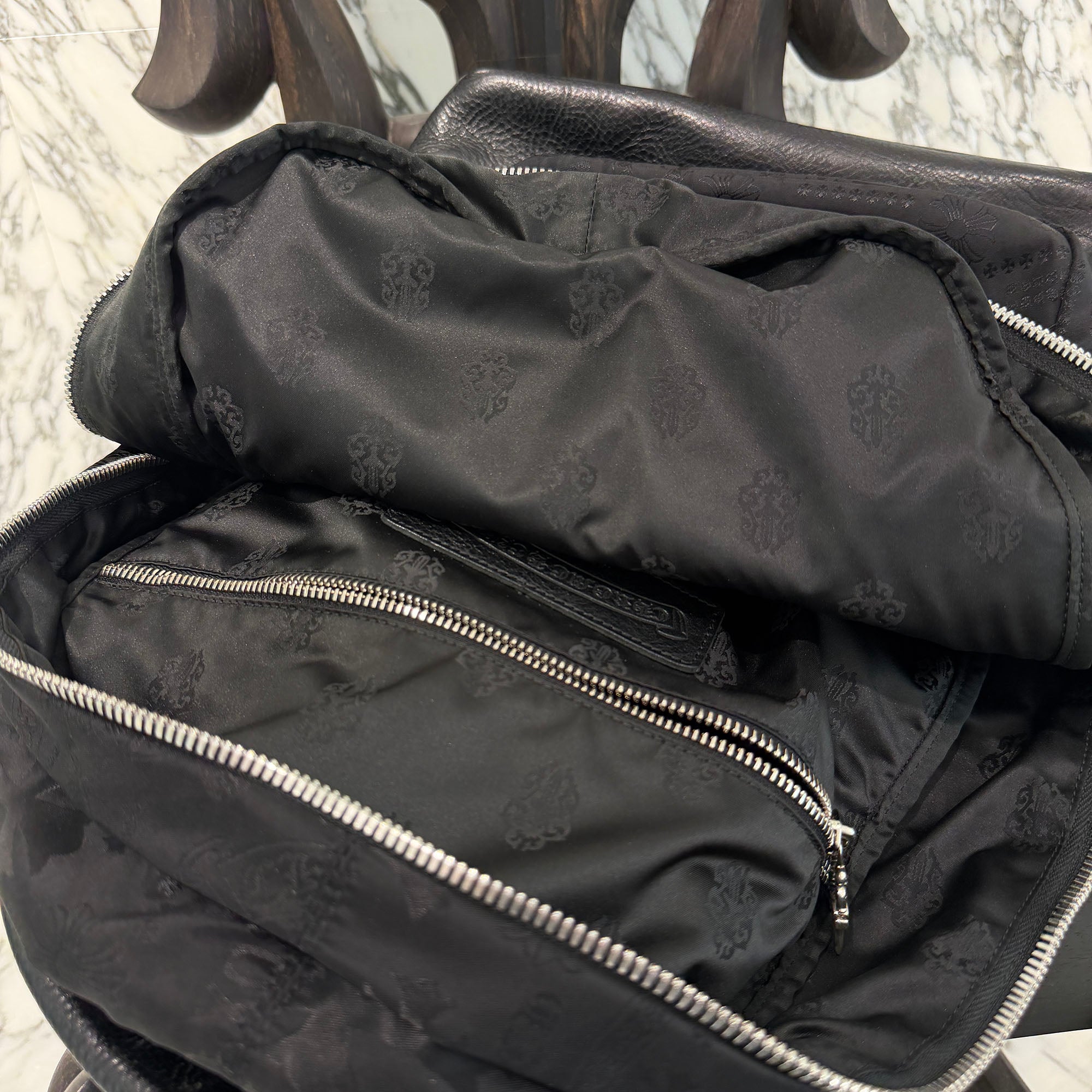 CHROME HEARTS 7th Grade Nylon Multi Logo Stencil Backpack クロムハーツ セブンスグレード ナイロン マルチ ロゴ ステンシル バックパック