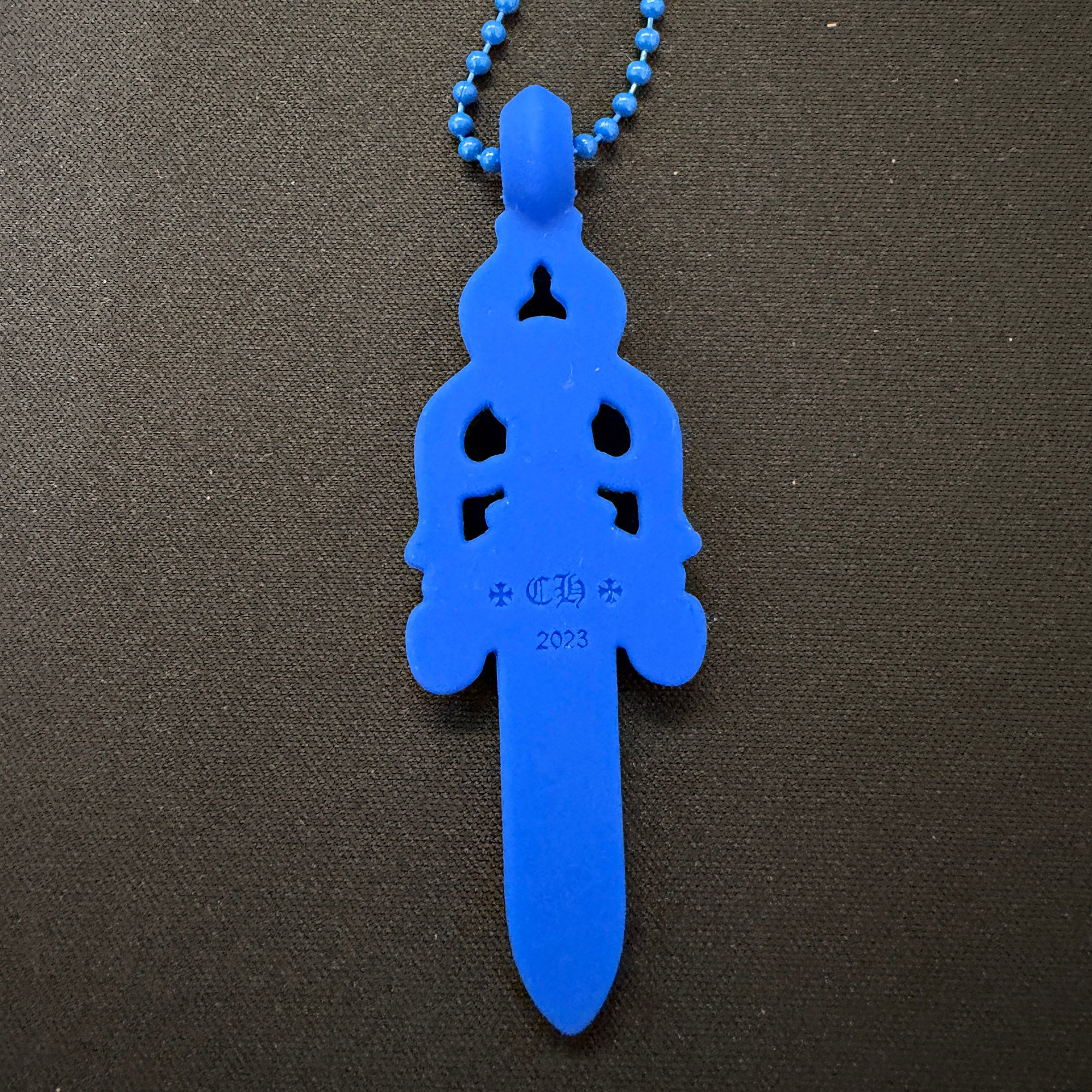 CHROME HEARTS Large Dagger Silicon Rubber Necklace クロムハーツ ラージ ダガー シリコンラバー ネックレス