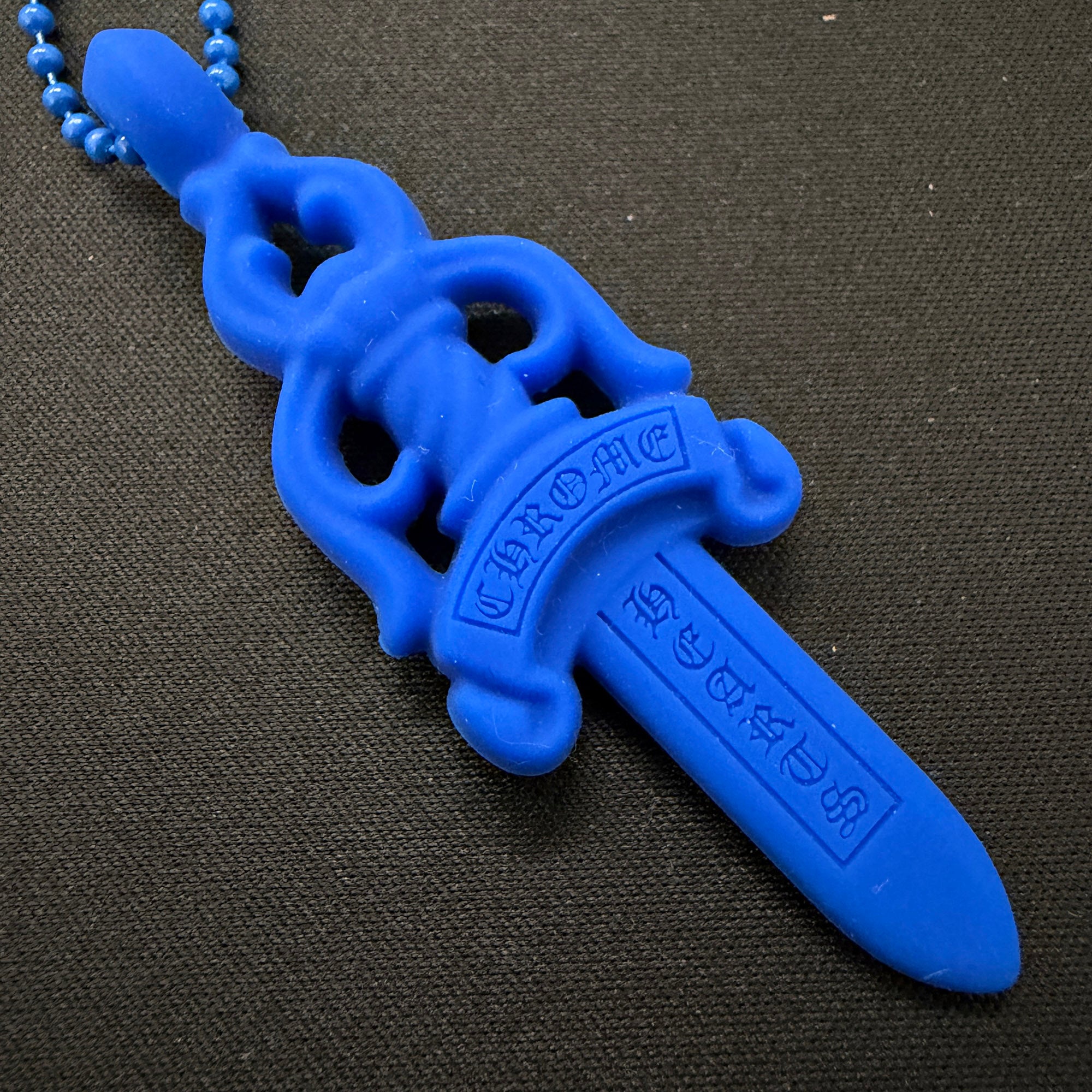 CHROME HEARTS Large Dagger Silicon Rubber Necklace クロムハーツ ラージ ダガー シリコンラバー ネックレス