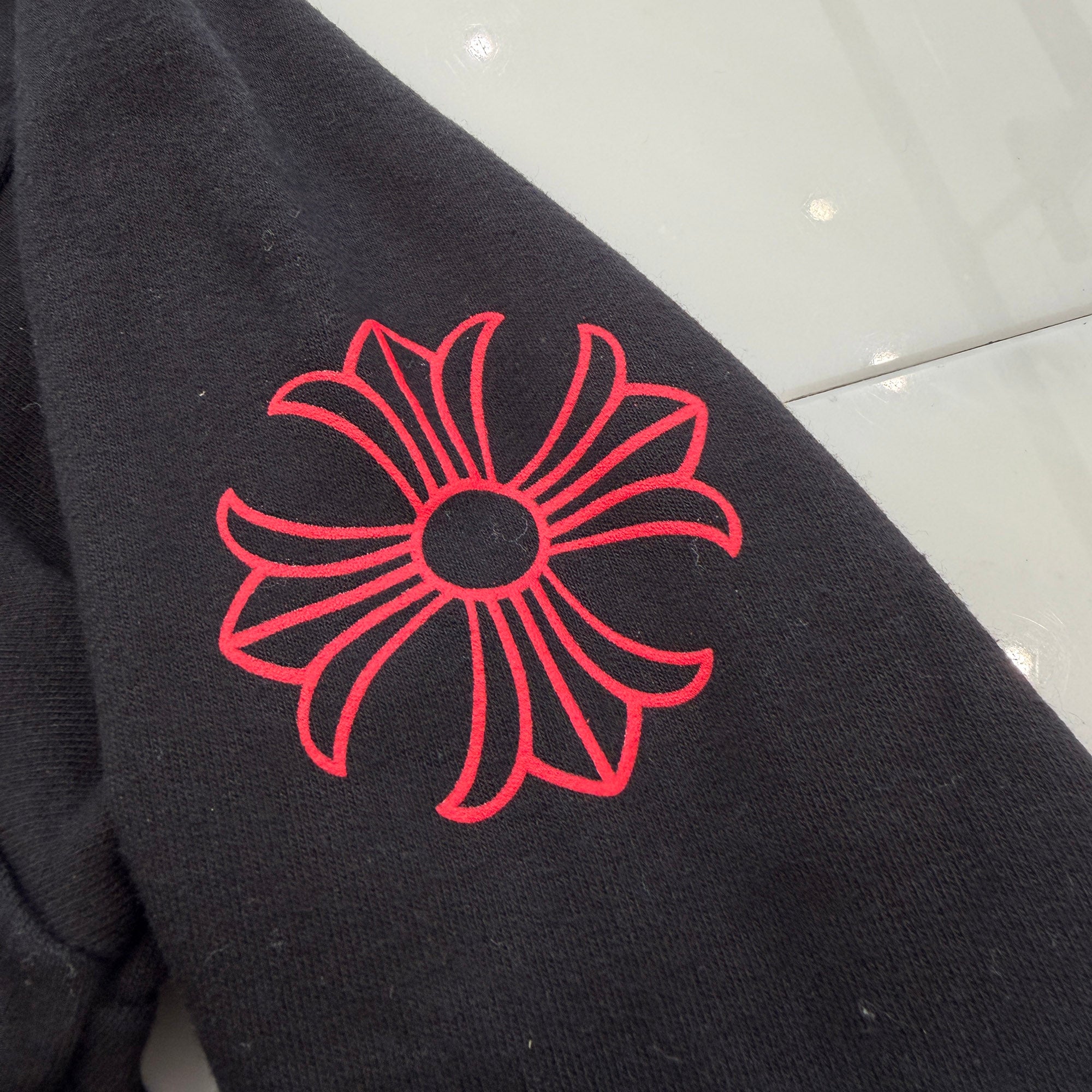 CHROME HEARTS Back Scroll Logo CH Plus Zip Up Hoodie Size M クロムハーツ バックスクロールロゴ CHプラス ジップアップフーディ サイズM