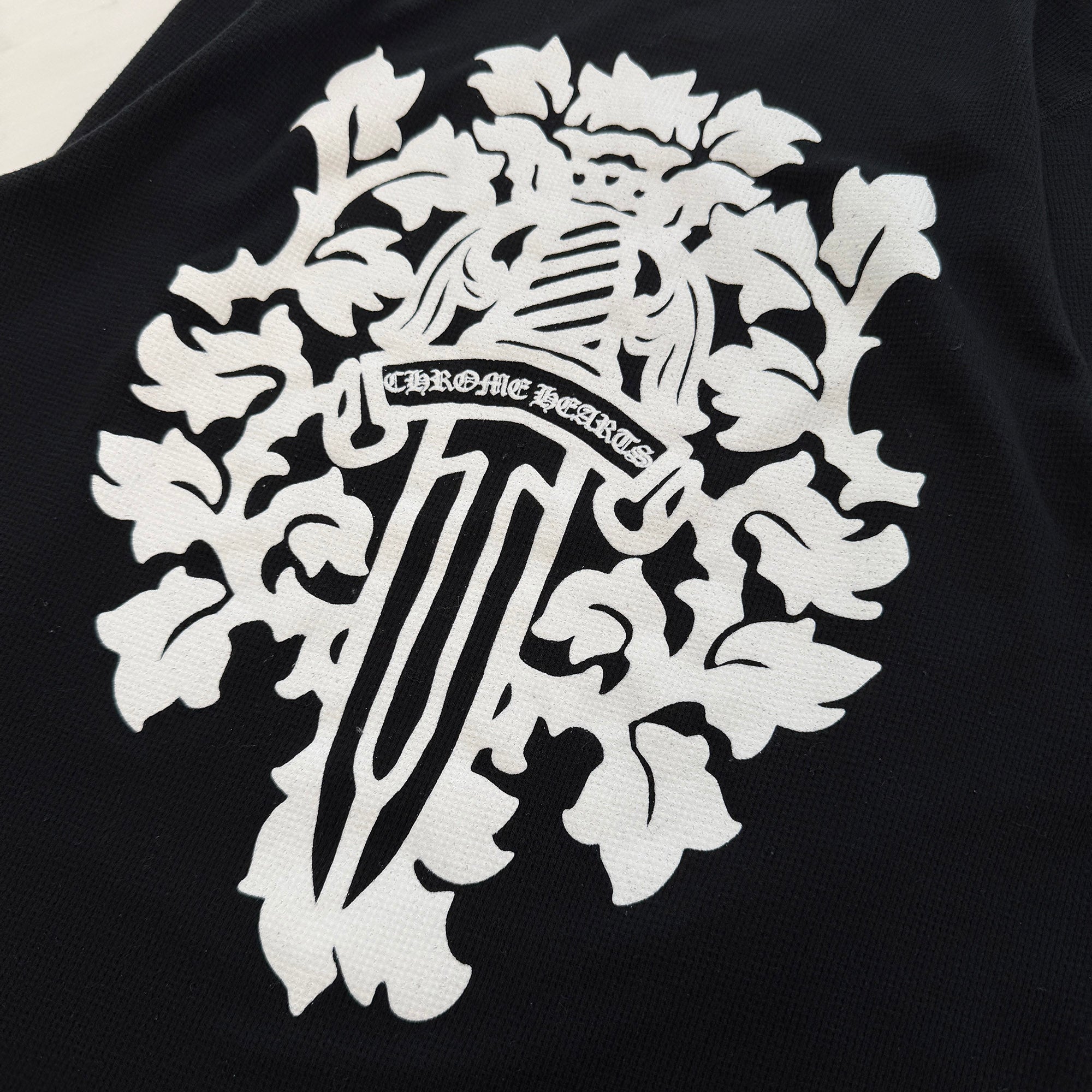 CHROME HEARTS 2025SS Vine Dagger Print Thermal Long Sleeve Tee Size L クロムハーツ ヴァインダガー プリント サーマル ロングスリーグ Tシャツ サイズL