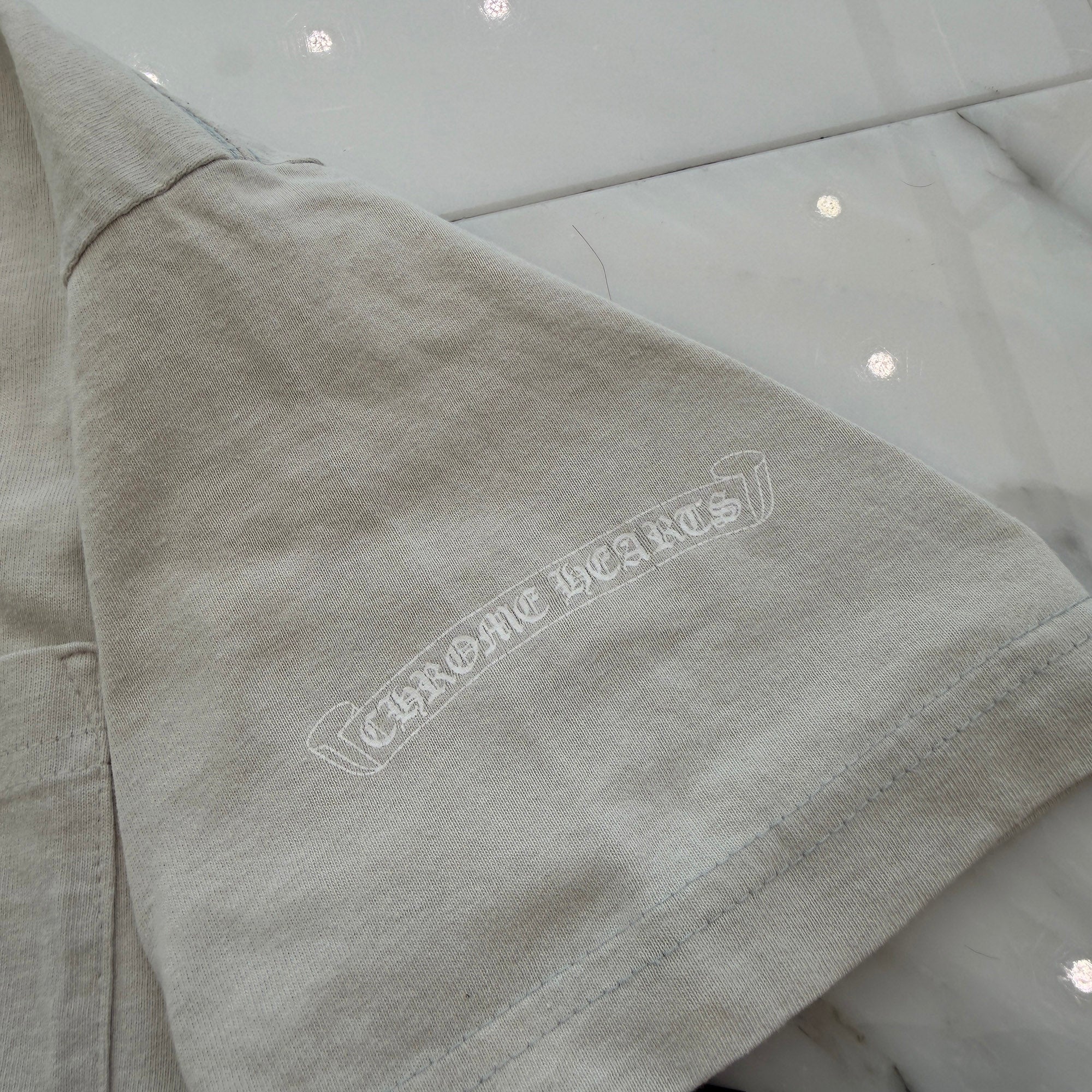 CHROME HEARTS Back Scroll Neck Logo Tee Size M クロムハーツ バックスクロール ネックロゴTシャツ サイズM