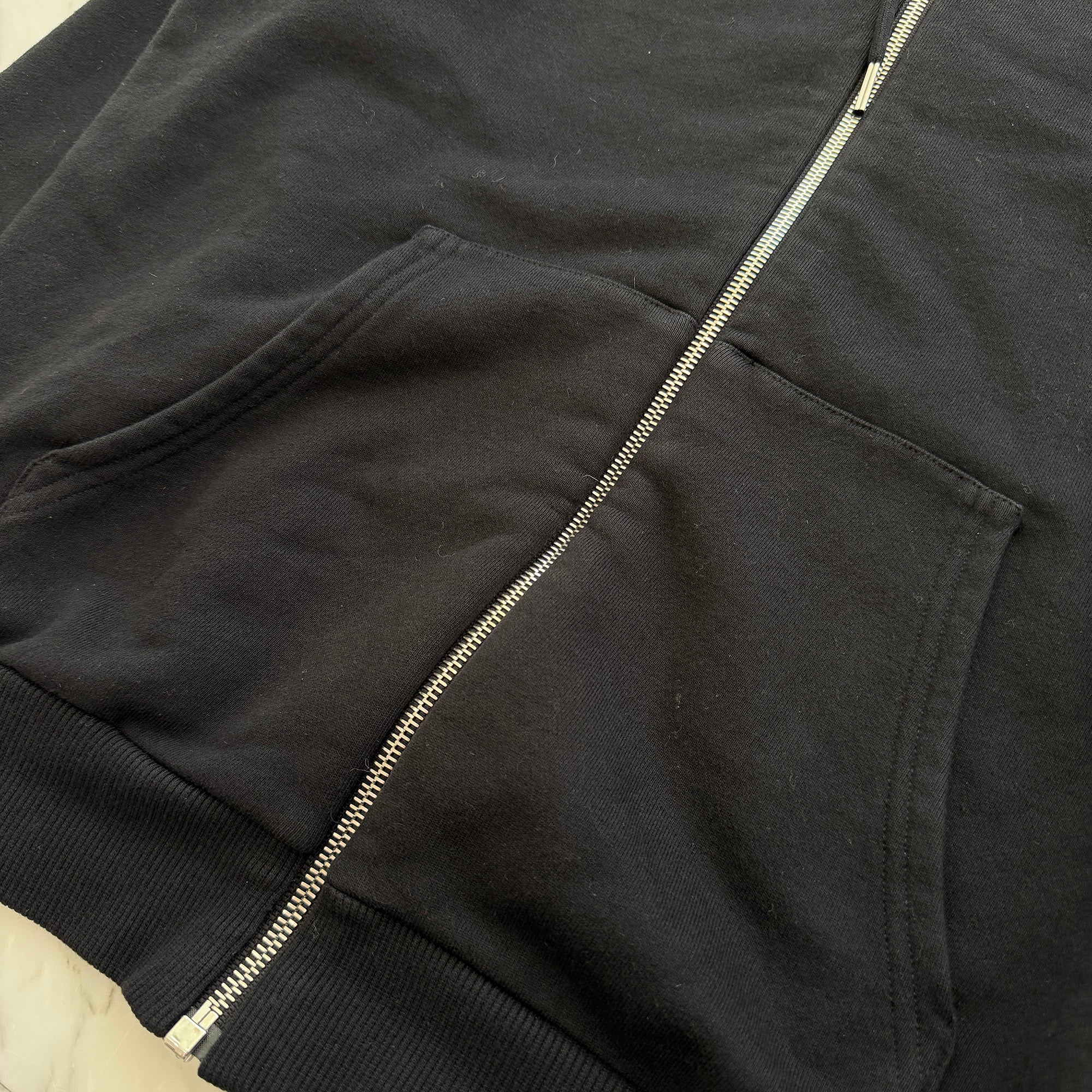 CELINE 2021SS Hood Logo Print Zip Up Hoodie 2Y497052H Size M セリーヌ フードロゴプリント ジップアップフーディ サイズM