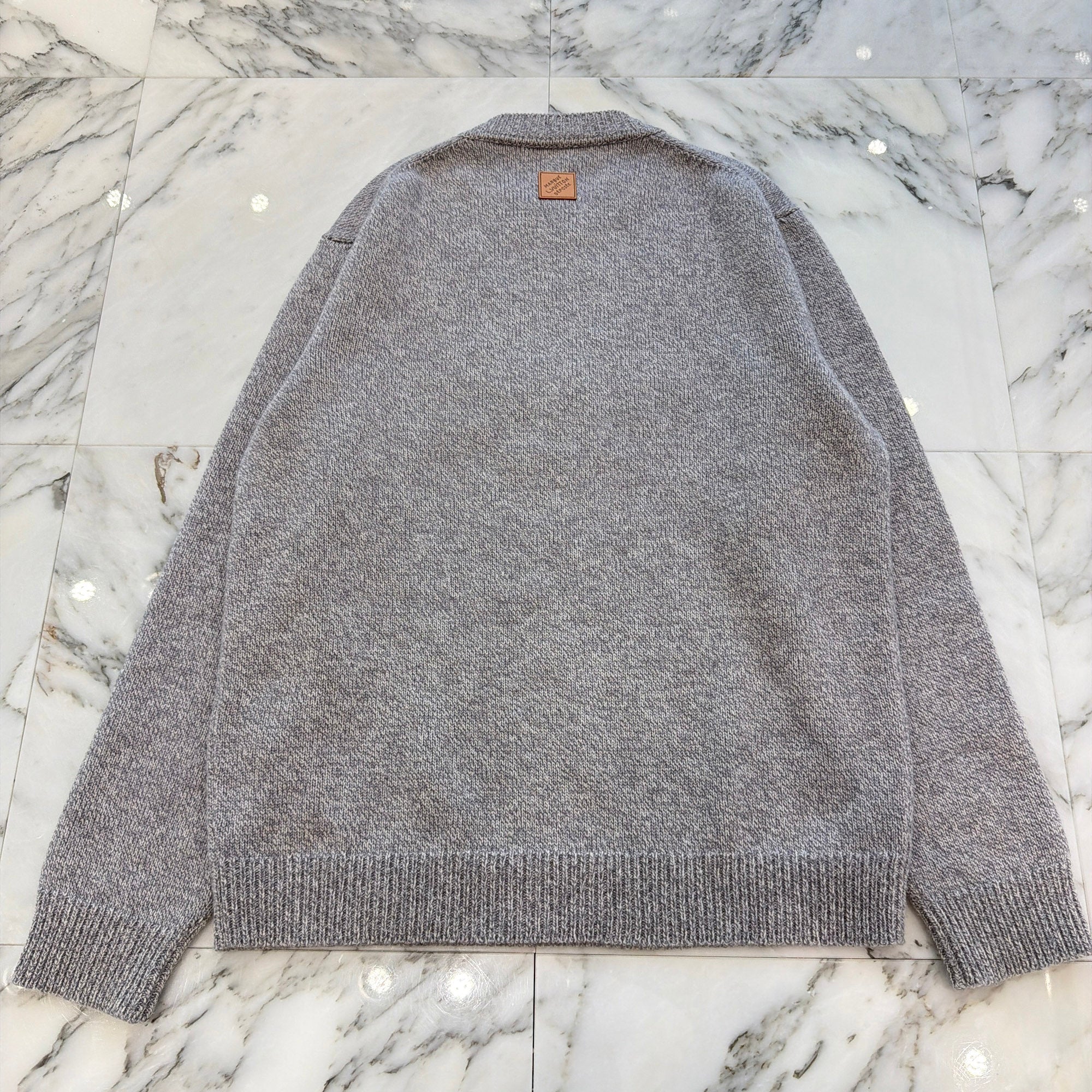 LOUIS VUITTON 2026SS Chunky Wool Cashmere Front Fox Knit Sweater HUN21W Size L ルイヴィトン チャンキー ウール カシミヤ フロントフォックス ニットセーター サイズL
