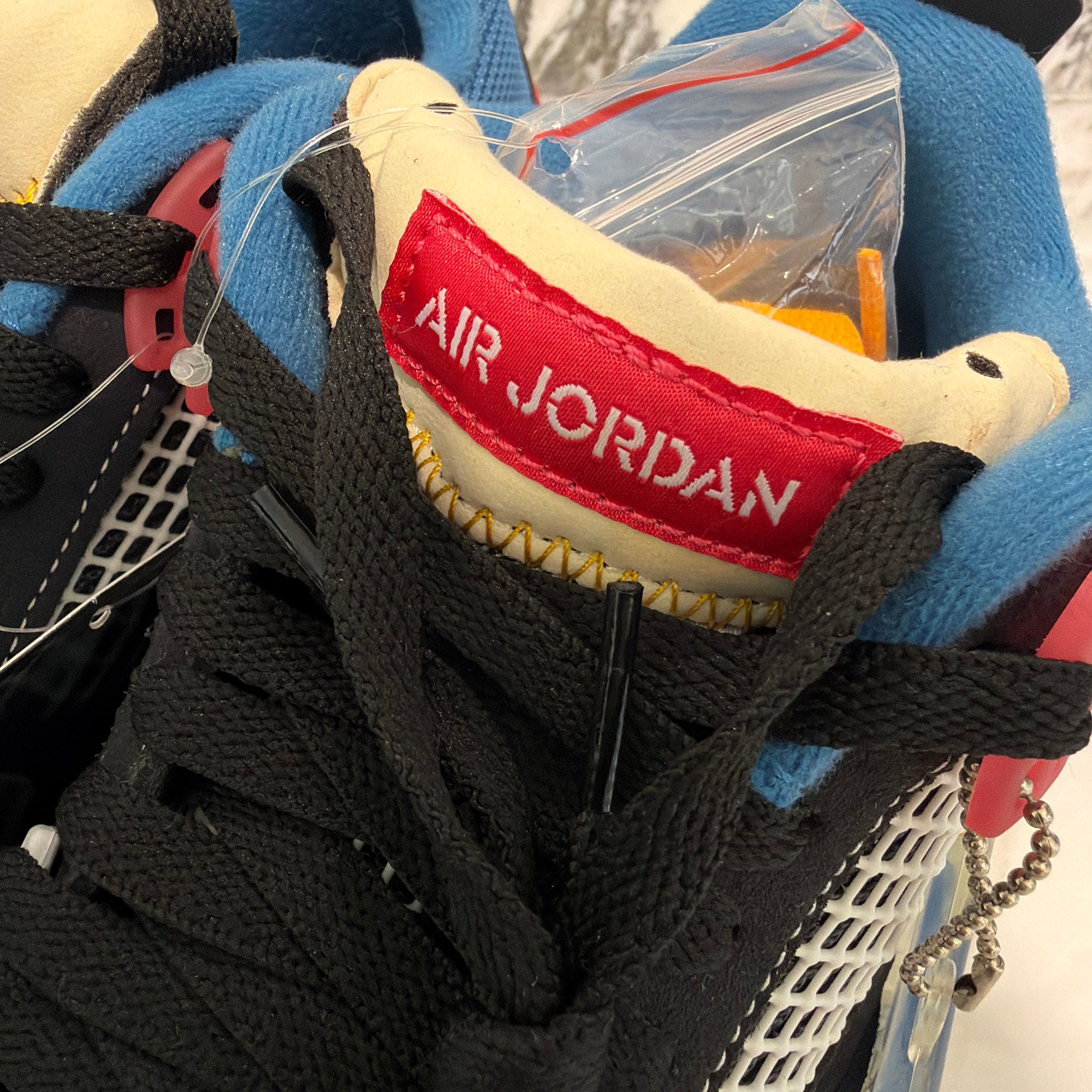 NIKE × UNION 2020AW Air Jordan 4 RETORO SP "Off Noir" Sneakers DC9533-100 Size US 8.5(26.5cm) ナイキ×ユニオン エアジョーダン4 レトロSP "オフノアール" スニーカー サイズUS 8.5(26.5cm)