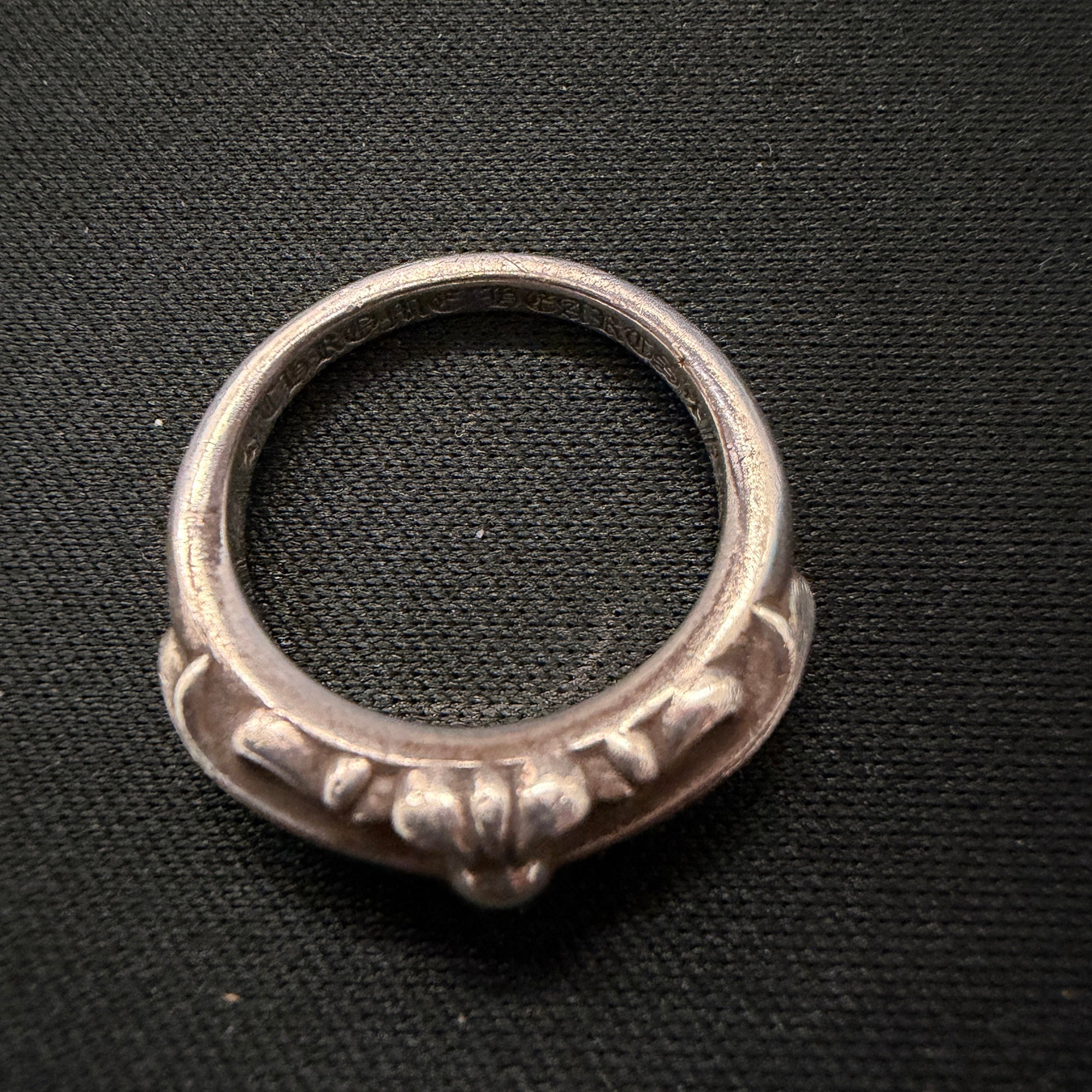 CHROME HEARTS Baby Classic Floral Cross Ring 12.5号 クロムハーツ ベイビークラシック フローラルクロス リング サイズ12.5号