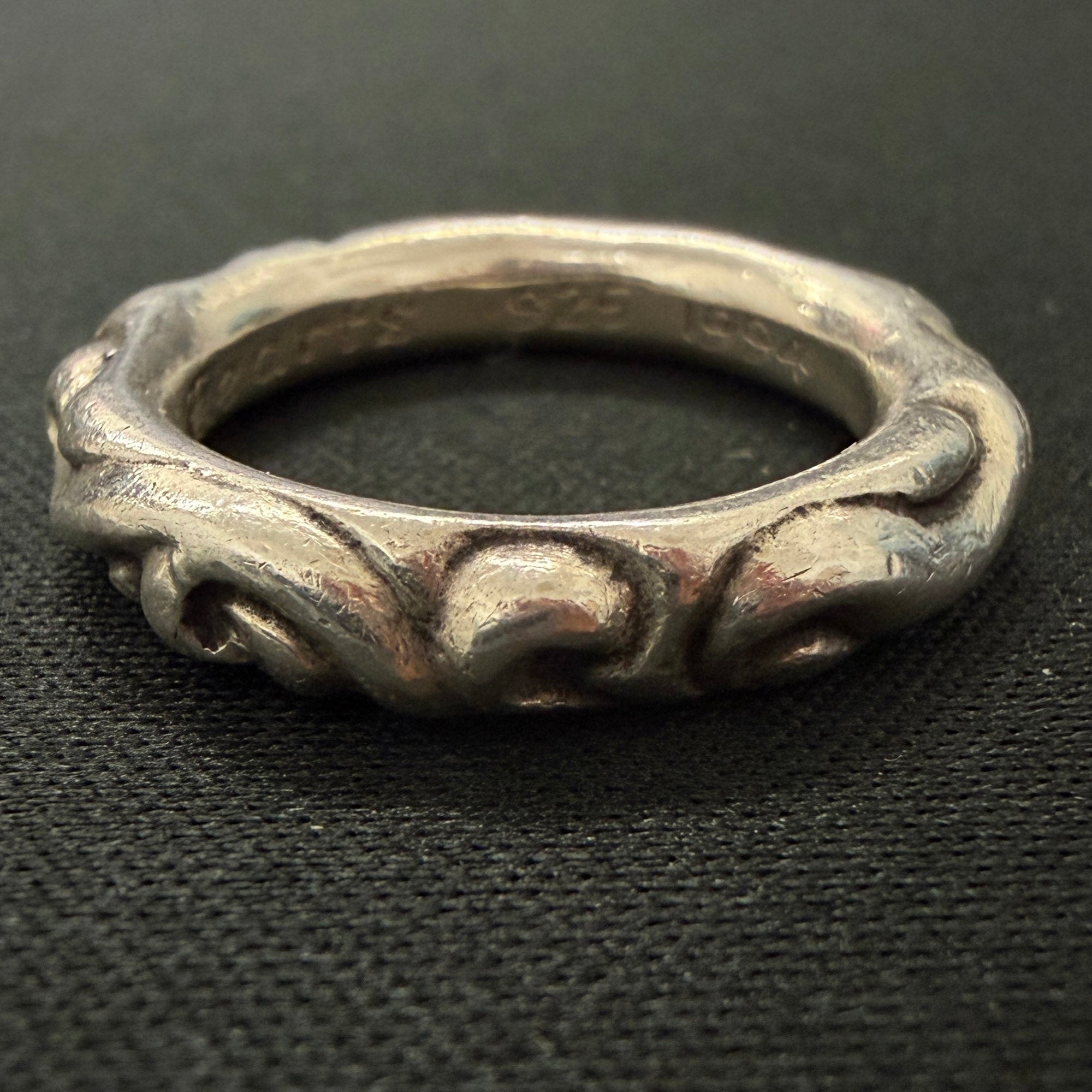 CHROME HEARTS Scroll Band Ring Size 16.5号 クロムハーツ スクロールバンド リング サイズ16.5号
