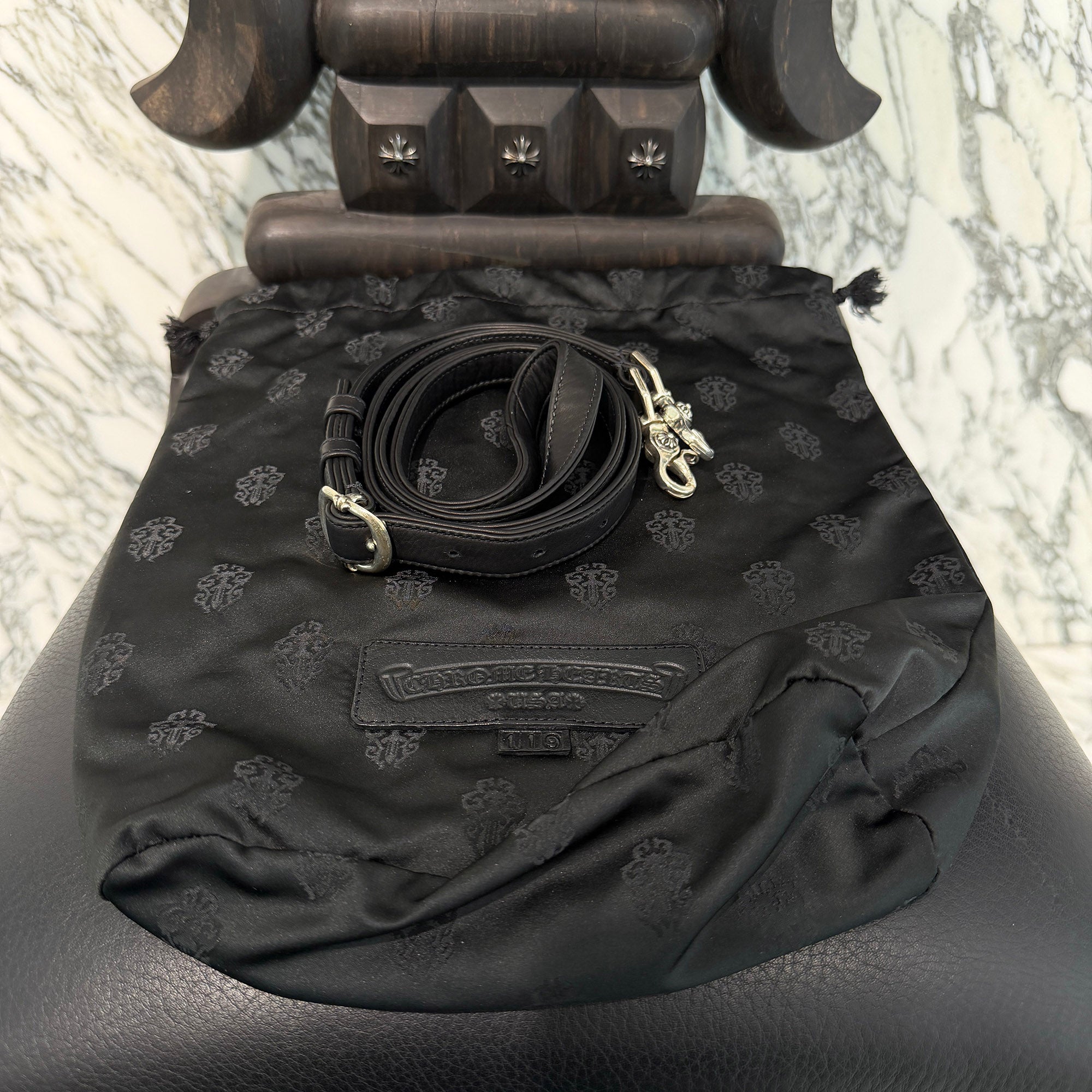 CHROME HEARTS TAKAMINI 3 Cemetery Cross Patch Shoulder Bag クロムハーツ タカミニ 3セメタリークロスパッチ ショルダーバッグ