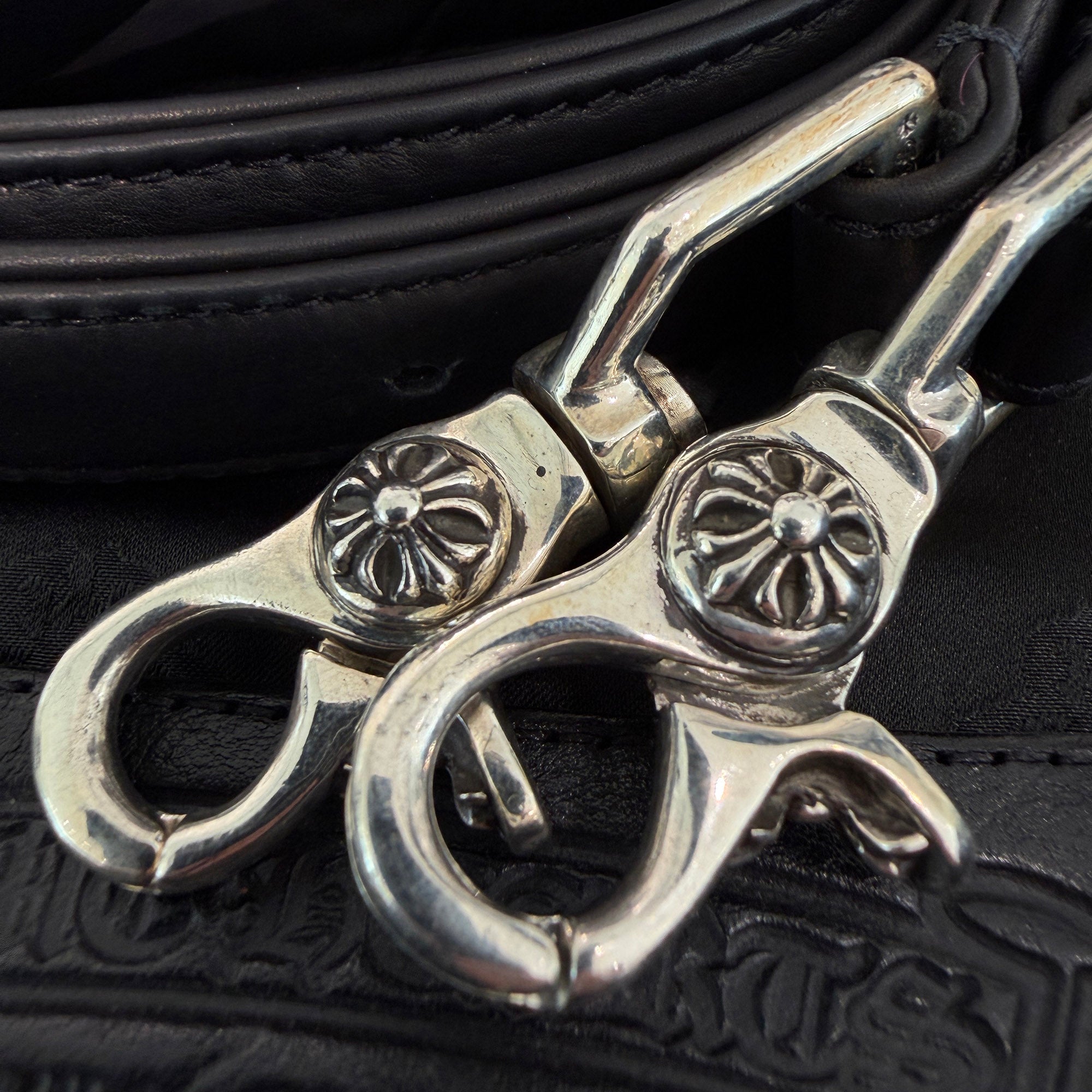 CHROME HEARTS TAKAMINI 3 Cemetery Cross Patch Shoulder Bag クロムハーツ タカミニ 3セメタリークロスパッチ ショルダーバッグ
