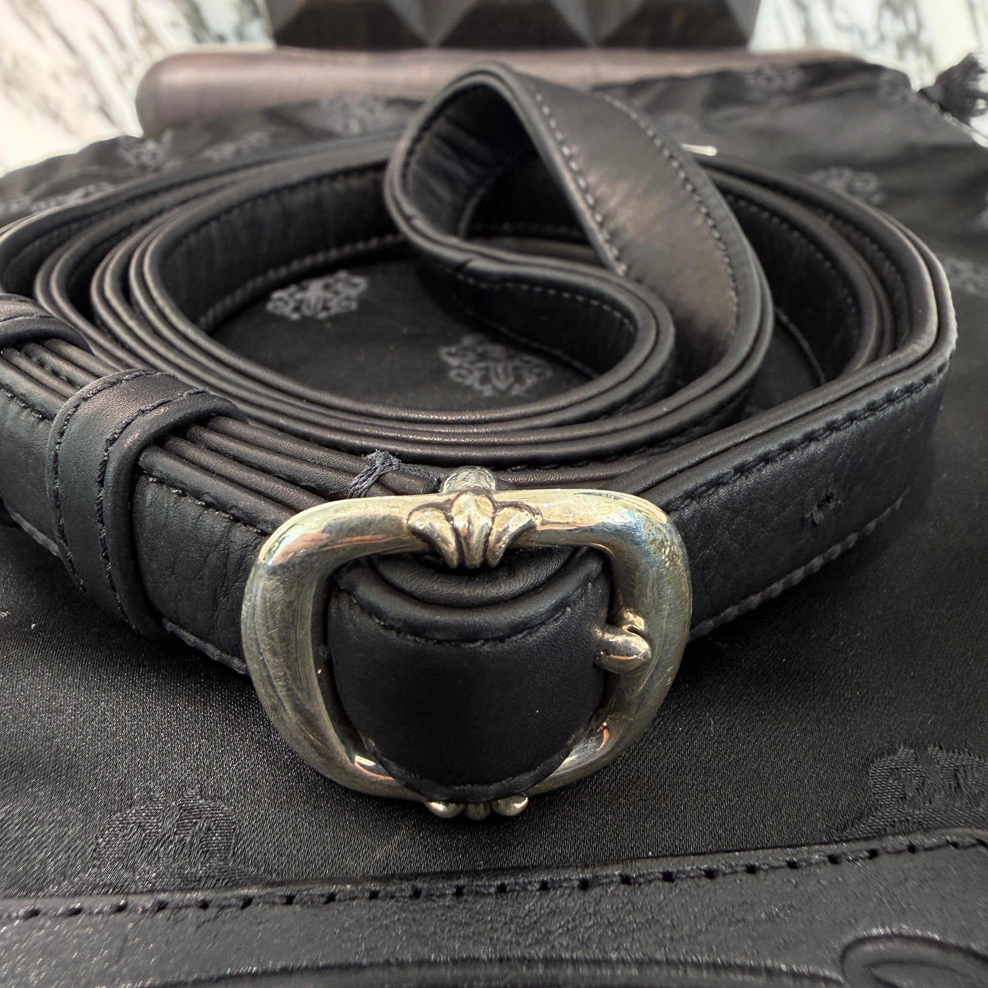 CHROME HEARTS TAKAMINI 3 Cemetery Cross Patch Shoulder Bag クロムハーツ タカミニ 3セメタリークロスパッチ ショルダーバッグ