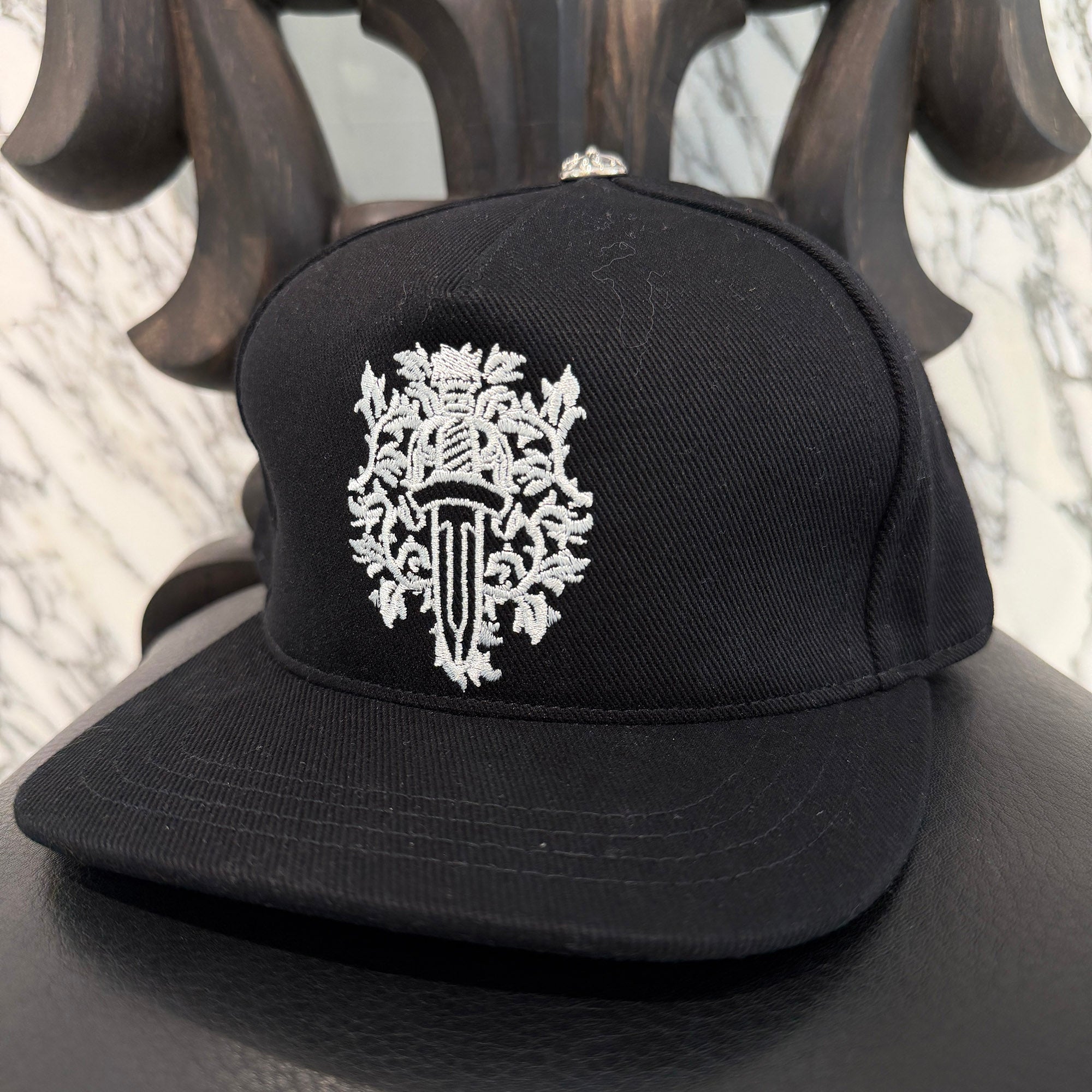 CHROME HEARTS Dagger Denim Baseball Cap Size ONE SIZE (51-61) クロムハーツ ダガーデニム ベースボースキャップ サイズONE SIZE (51-61)