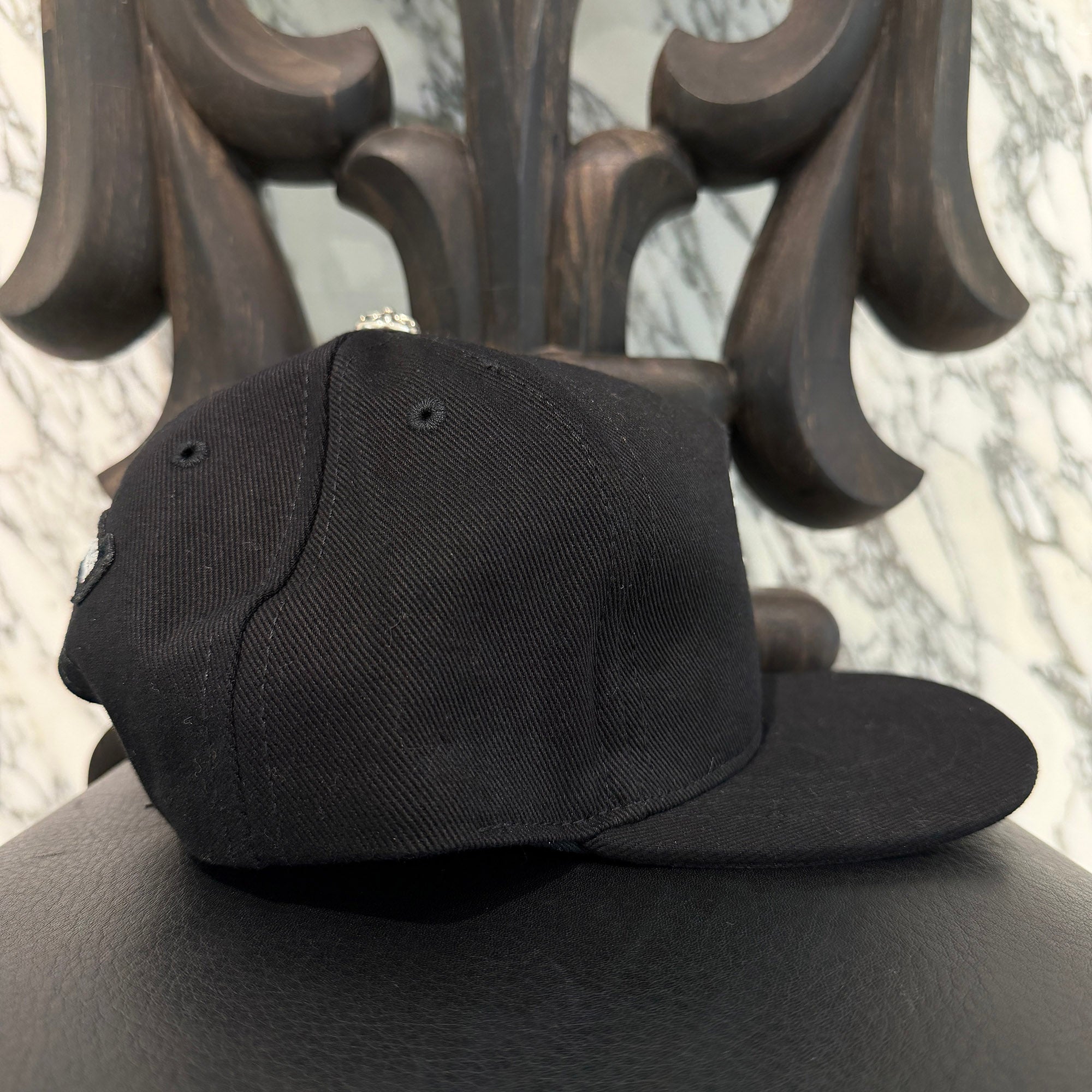 CHROME HEARTS Dagger Denim Baseball Cap Size ONE SIZE (51-61) クロムハーツ ダガーデニム ベースボースキャップ サイズONE SIZE (51-61)