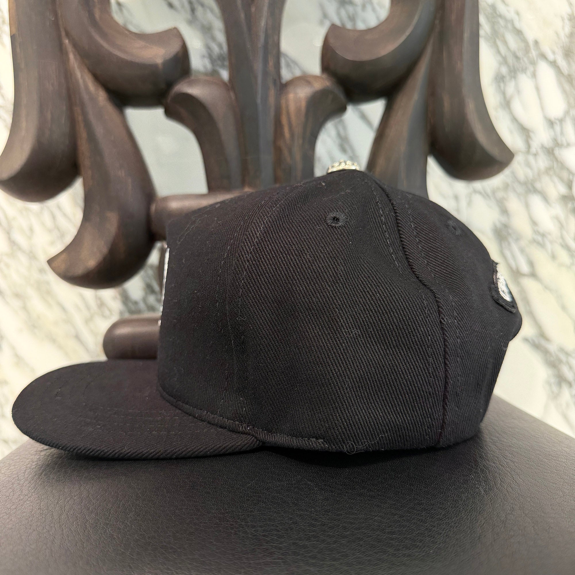 CHROME HEARTS Dagger Denim Baseball Cap Size ONE SIZE (51-61) クロムハーツ ダガーデニム ベースボースキャップ サイズONE SIZE (51-61)
