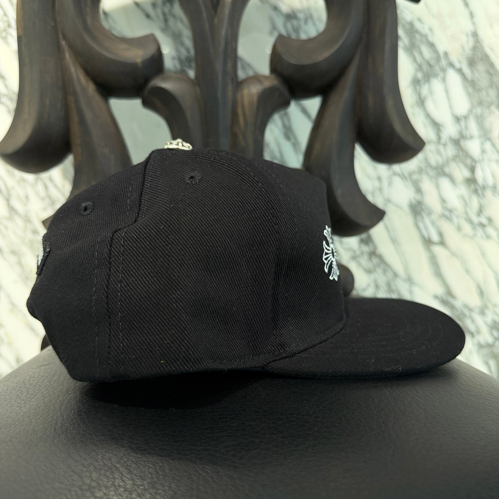 CHROME HEARTS CH Plus Horseshoe Embroidery Baseball Cap Size ONE