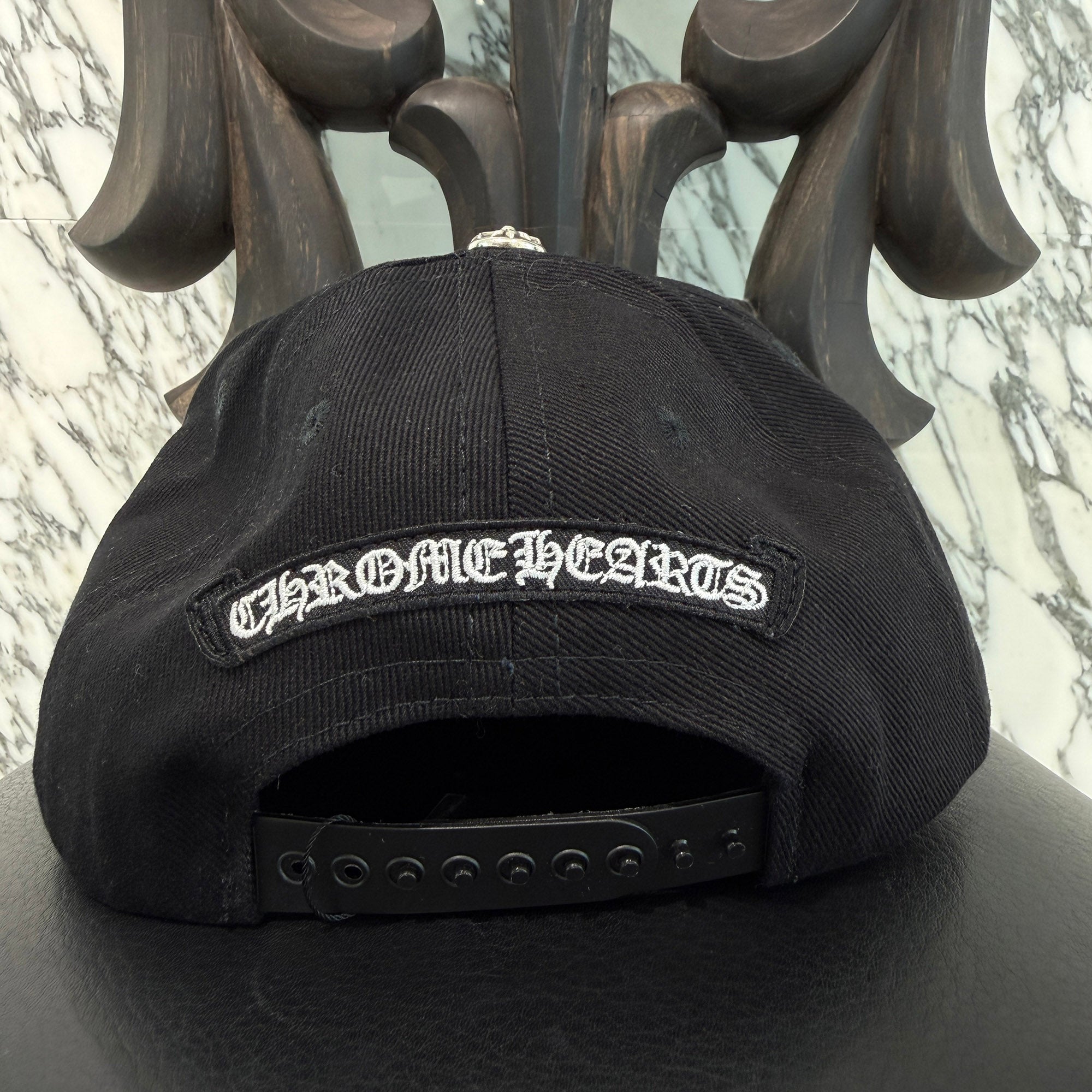 CHROME HEARTS CH Plus Horseshoe Embroidery Baseball Cap Size ONE