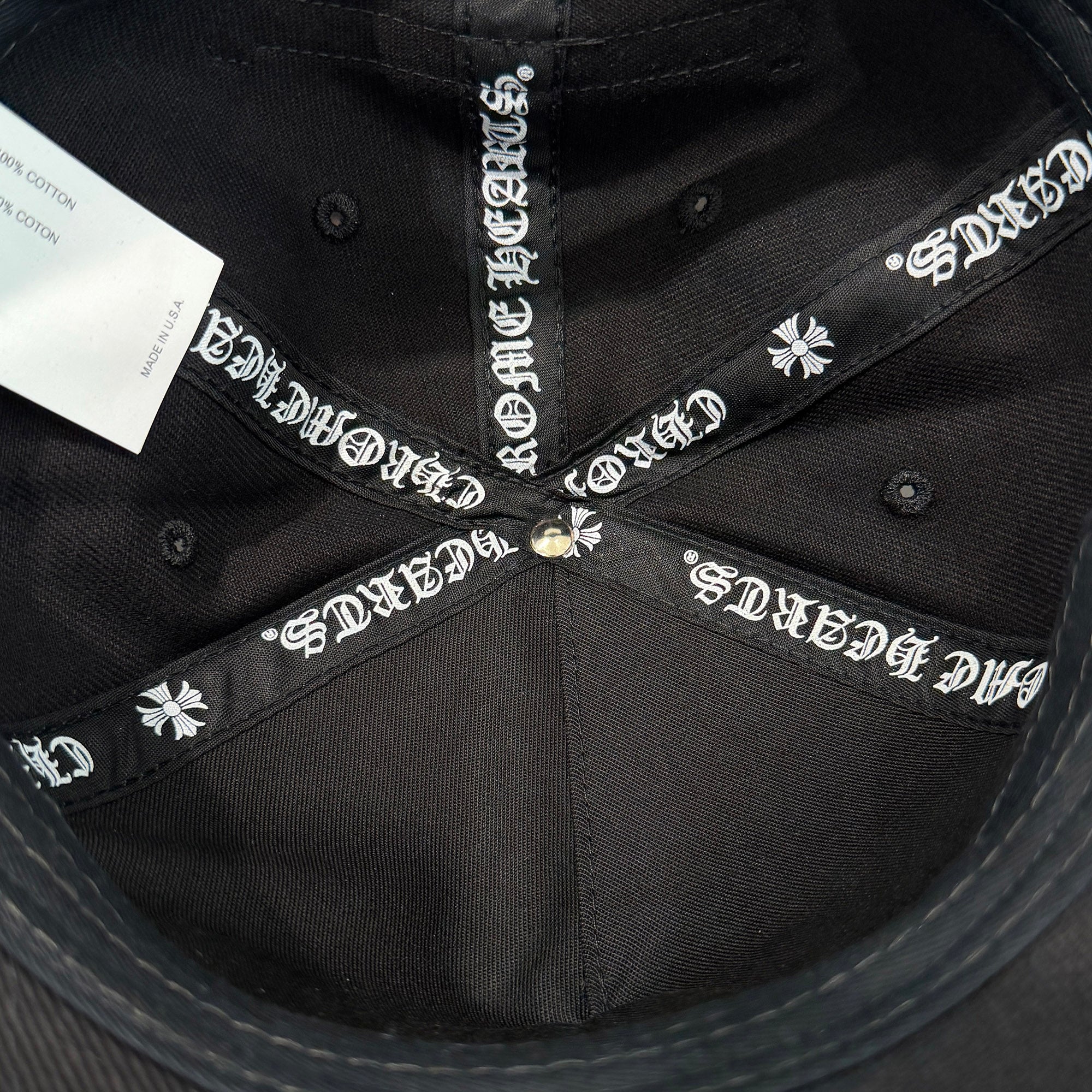 CHROME HEARTS CH Plus Horseshoe Embroidery Baseball Cap Size ONE SIZE (51-61) クロムハーツ CHプラス ホースシュー 刺繍 ベースボールキャップ サイズONE SIZE (51-61)