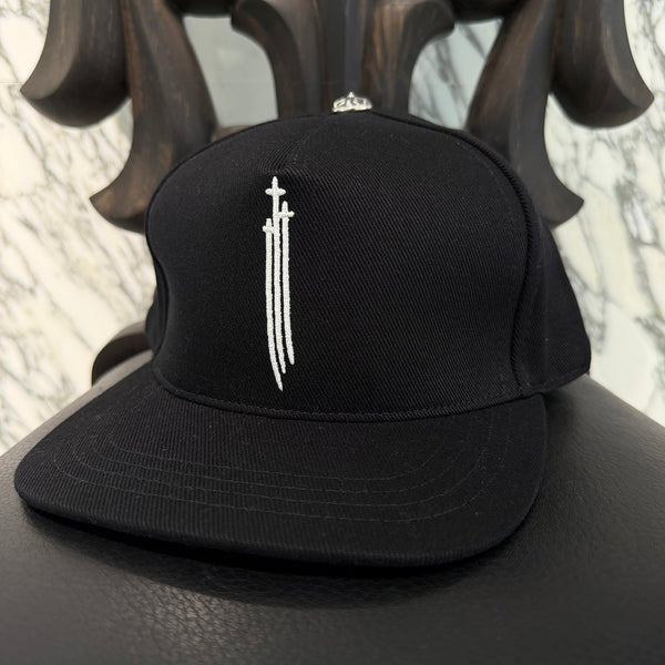 CHROME HEARTS RS3 Cross Embroidery Trucker Cap Size ONE SIZE (53-60) クロムハーツ RS3クロス刺繡 トラッカーキャップ ワンサイズ (53-60)