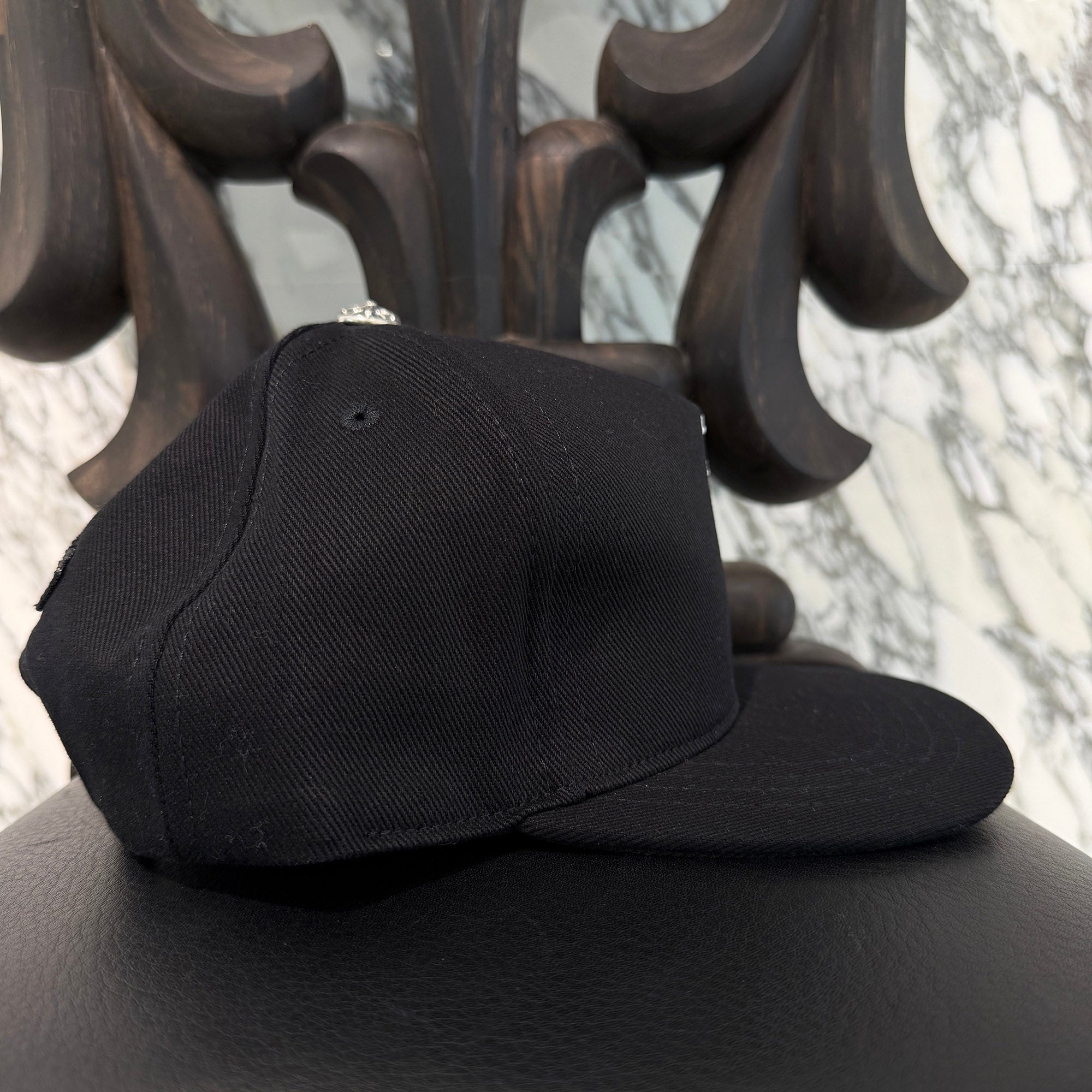 CHROME HEARTS トラッカーキャップ RS3 刺繍 クロスボール CHROME HEARTS RS3 Cross Embroidery Trucker Cap Size ONE SIZE (51