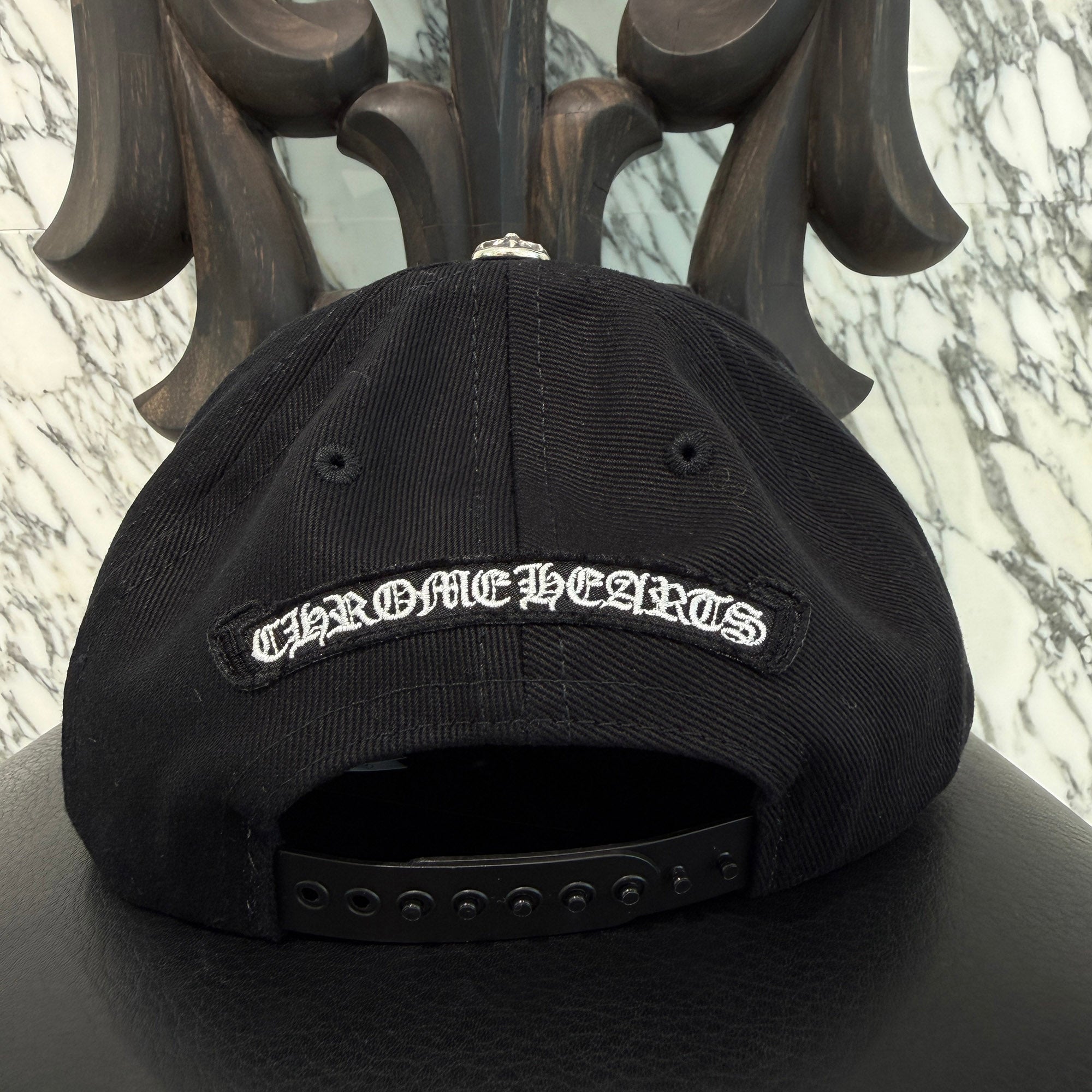 CHROME HEARTS RS3 Cross Embroidery Trucker Cap Size ONE SIZE (51
