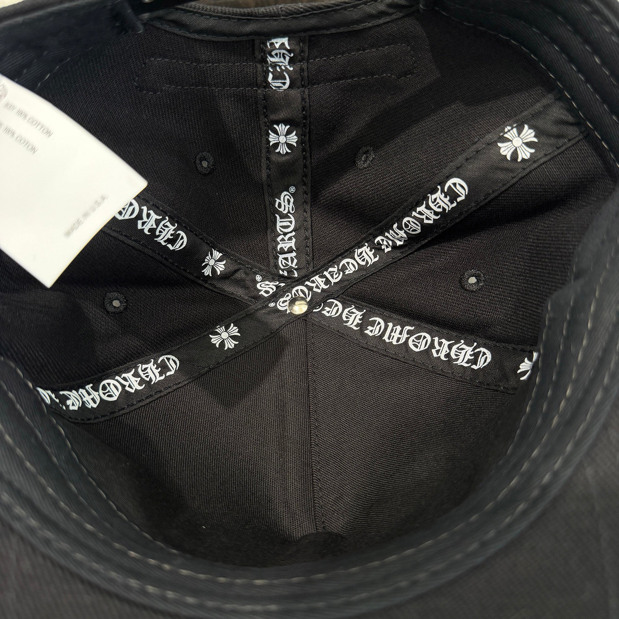 CHROME HEARTS RS3 Cross Embroidery Trucker Cap Size ONE SIZE (51