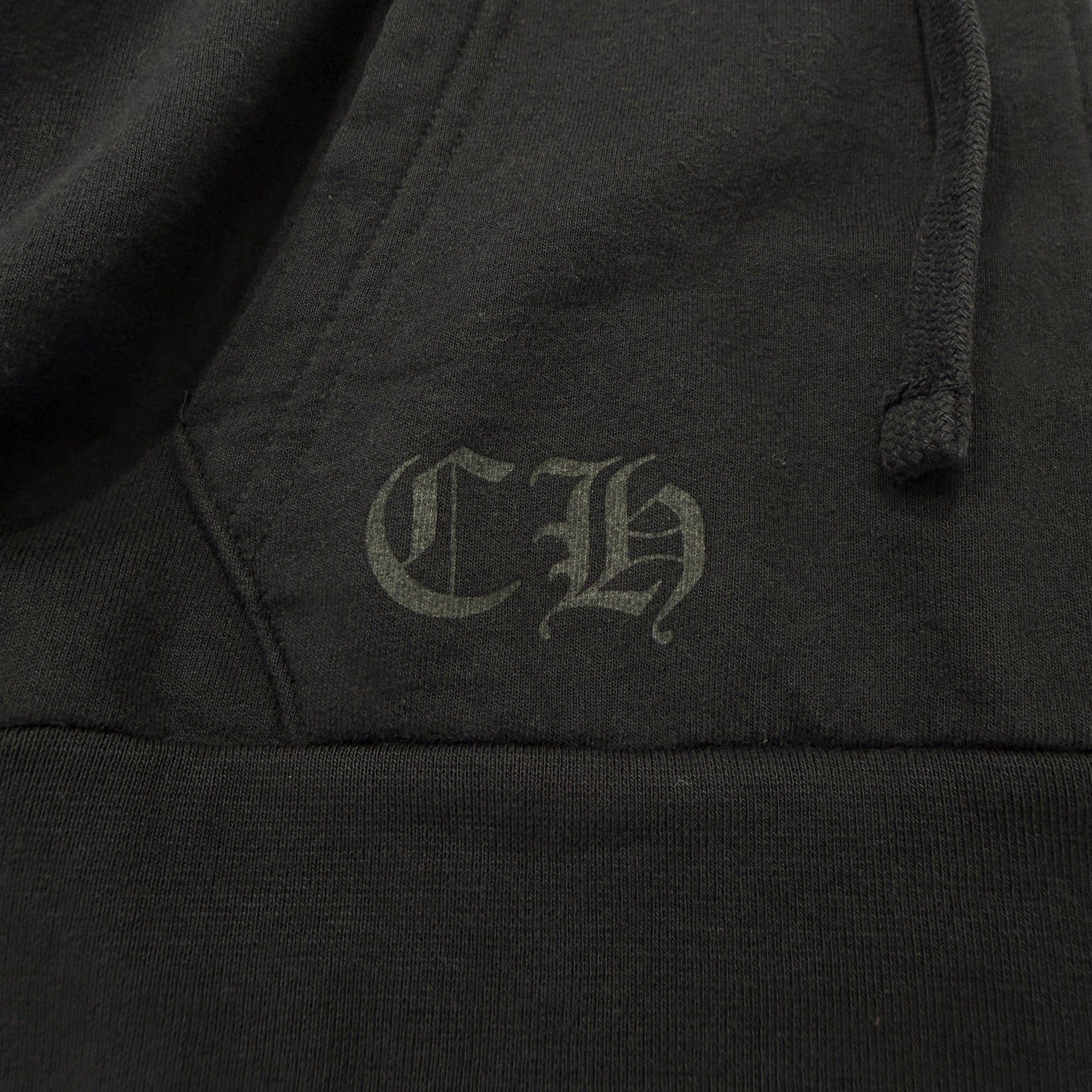 CHROME HEARTS Floral Cross Horseshoe Zip Up Hoodie Size S クロムハーツ フローラルクロス ホースシュー ジップアップフーディ サイズS