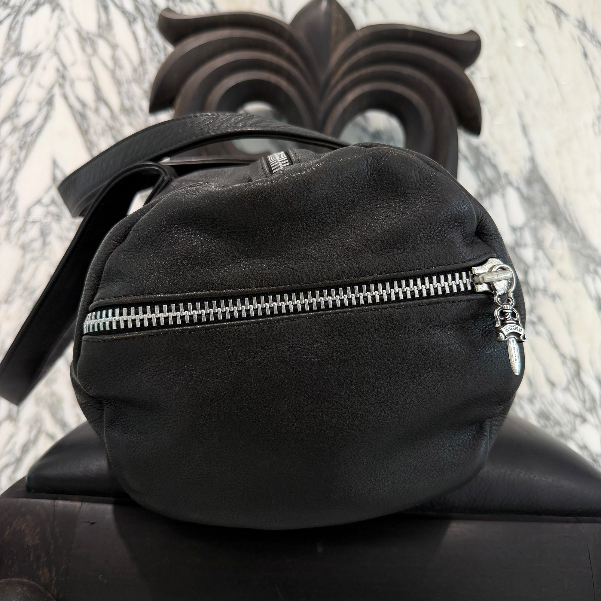 CHROME HEARTS Leather Duffle Bag  クロムハーツ レザーダッフルバッグ