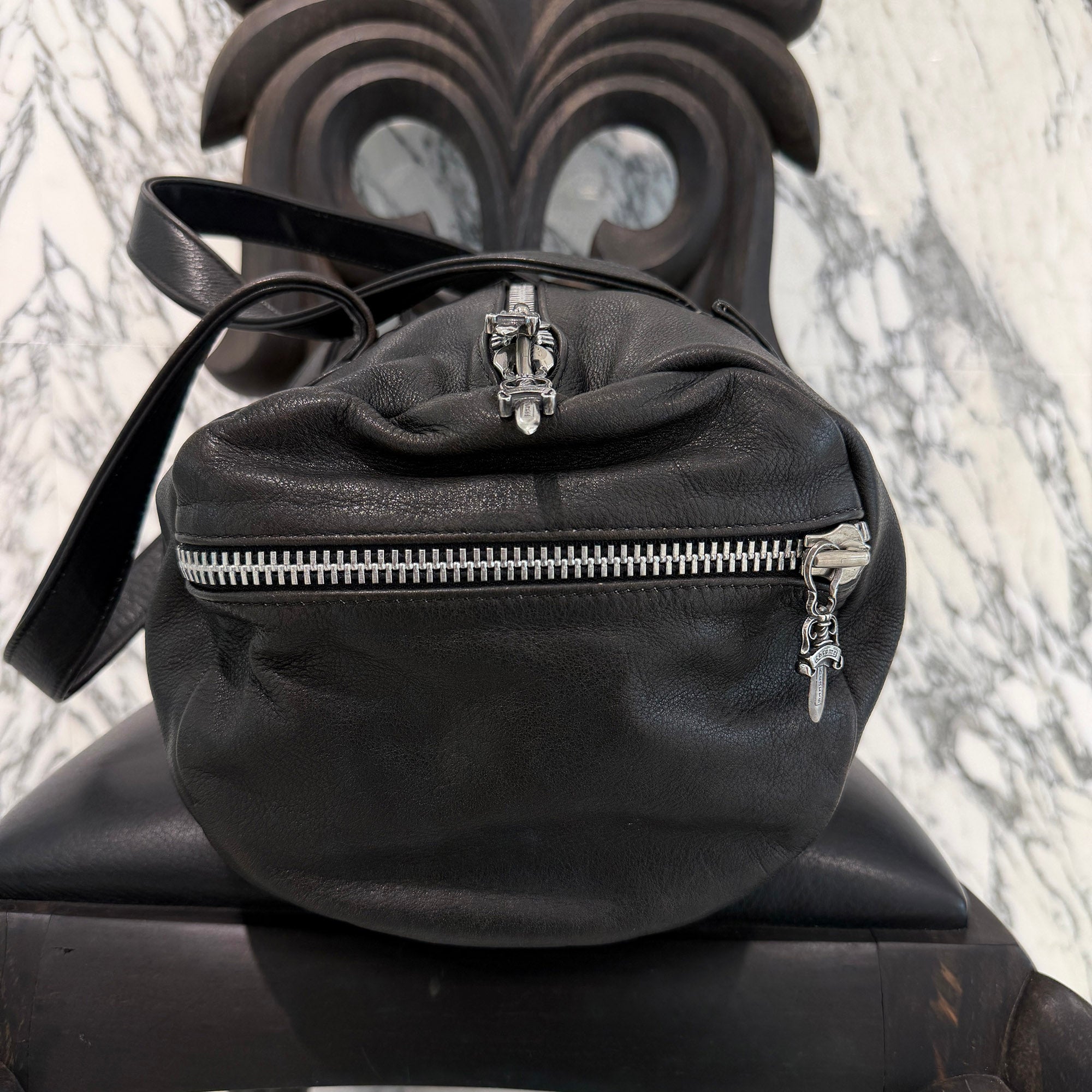 CHROME HEARTS Leather Duffle Bag  クロムハーツ レザーダッフルバッグ