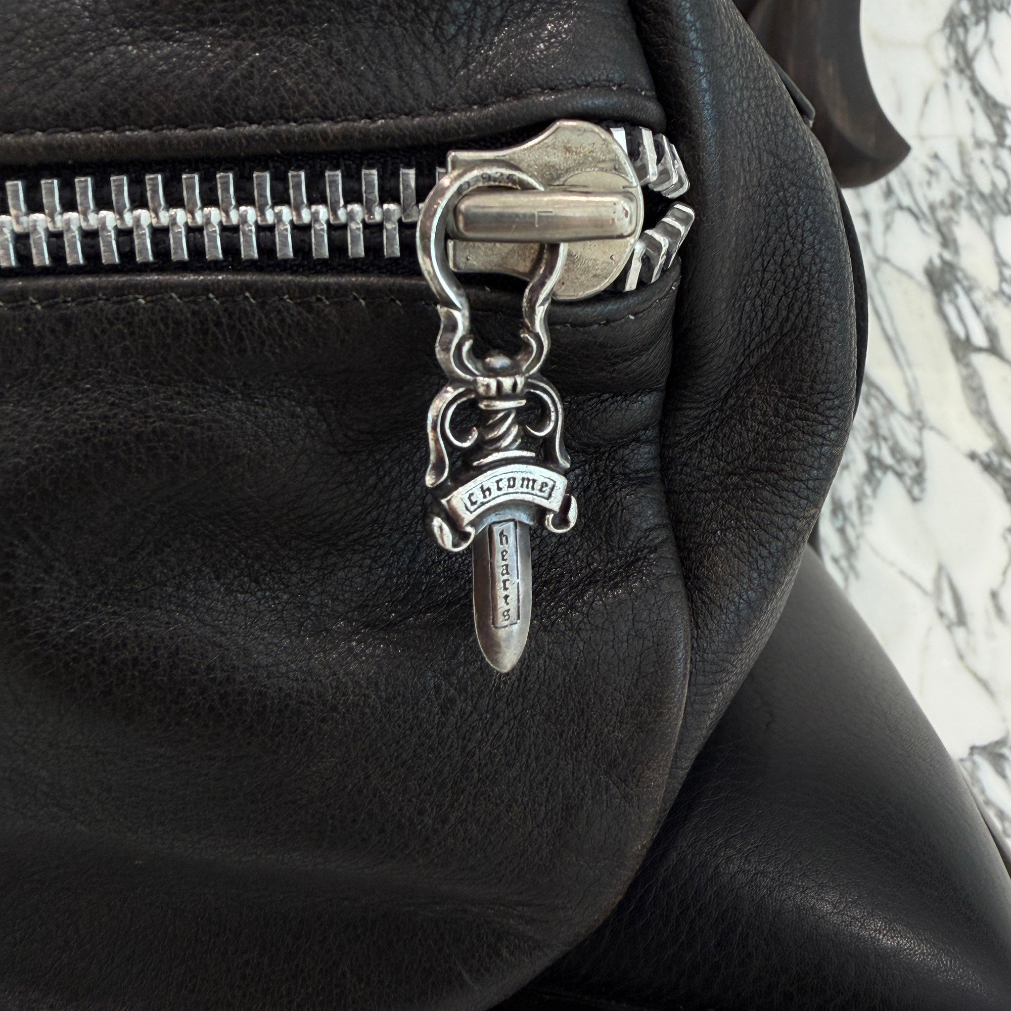 CHROME HEARTS Leather Duffle Bag  クロムハーツ レザーダッフルバッグ