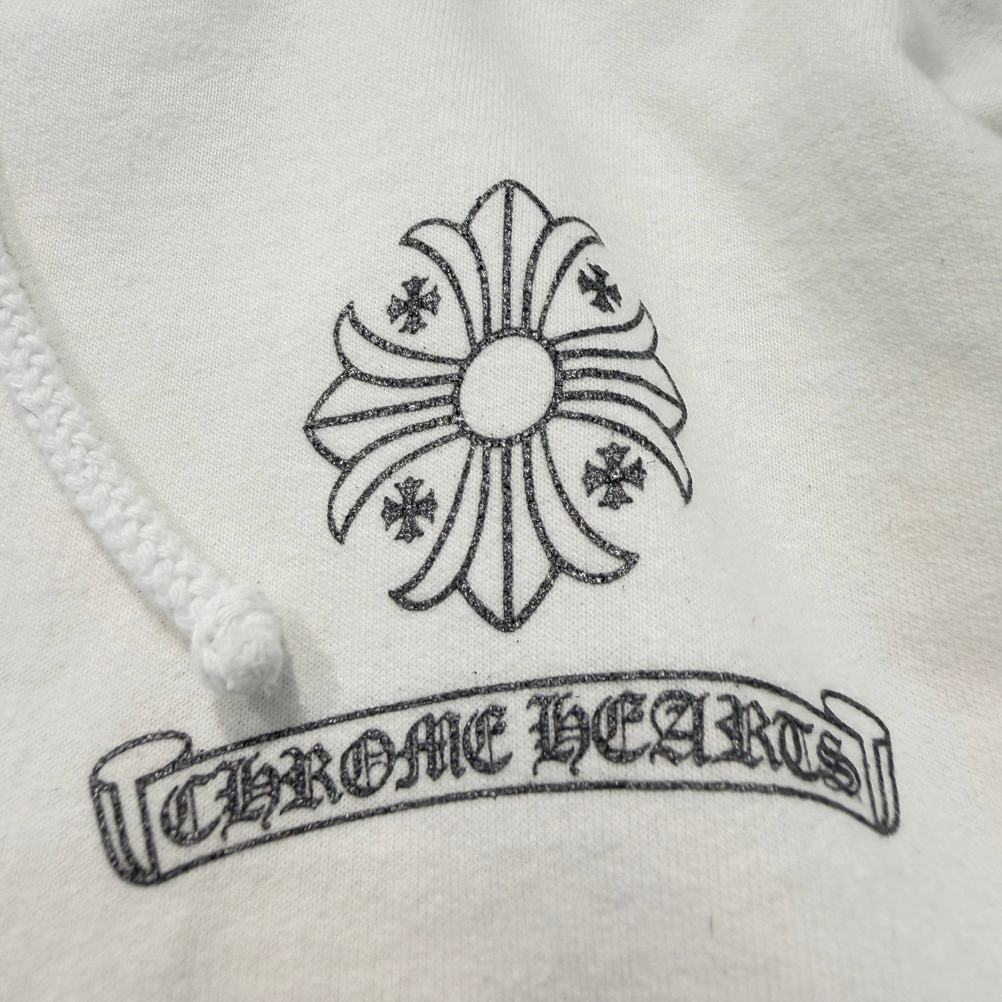 CHROME HEARTS CH Plus Block Cross Zip Up Hoodie Size L クロムハーツ CHプラス ブロッククロス ジップアップフーディー サイズL