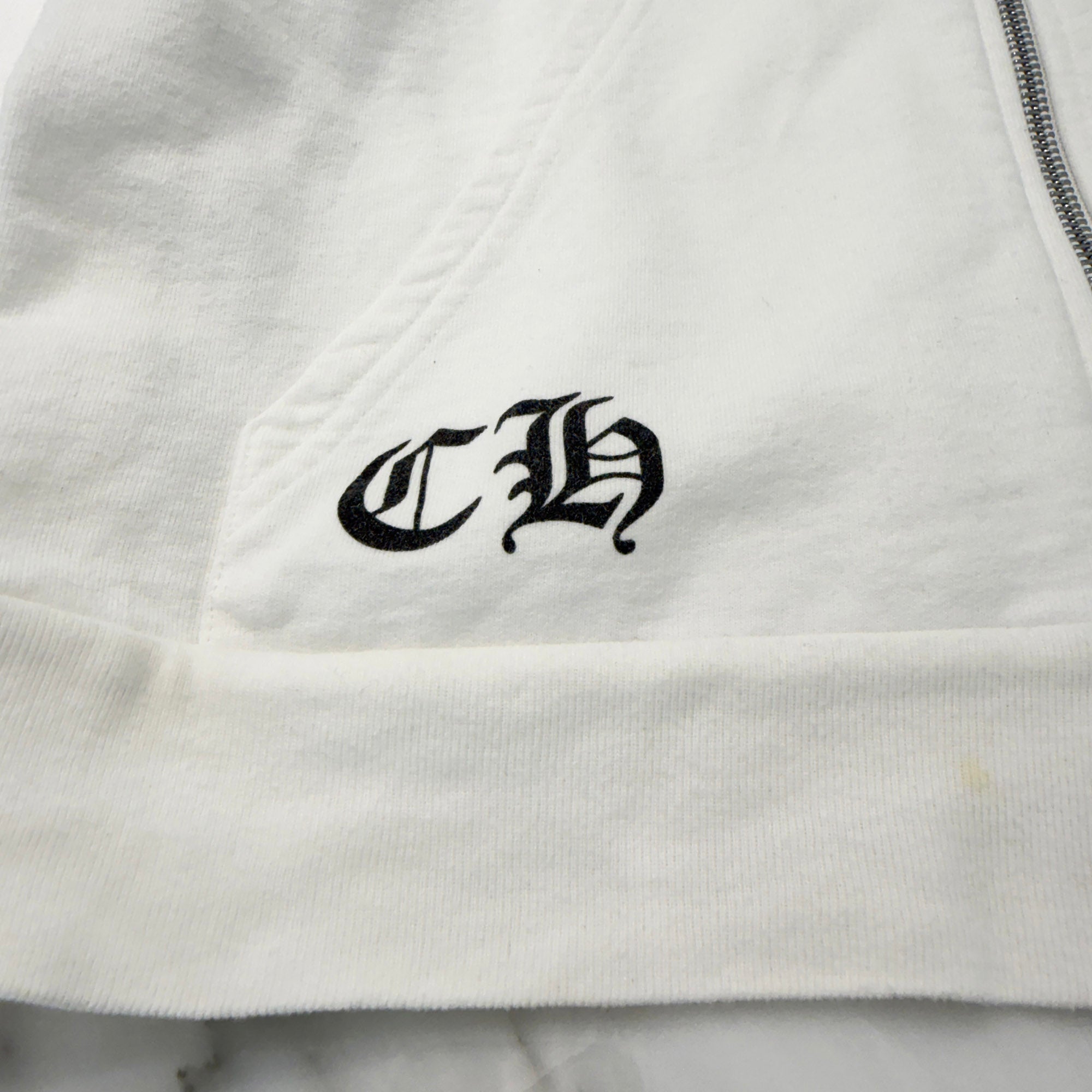 CHROME HEARTS CH Plus Block Cross Zip Up Hoodie Size L クロムハーツ CHプラス ブロッククロス ジップアップフーディー サイズL