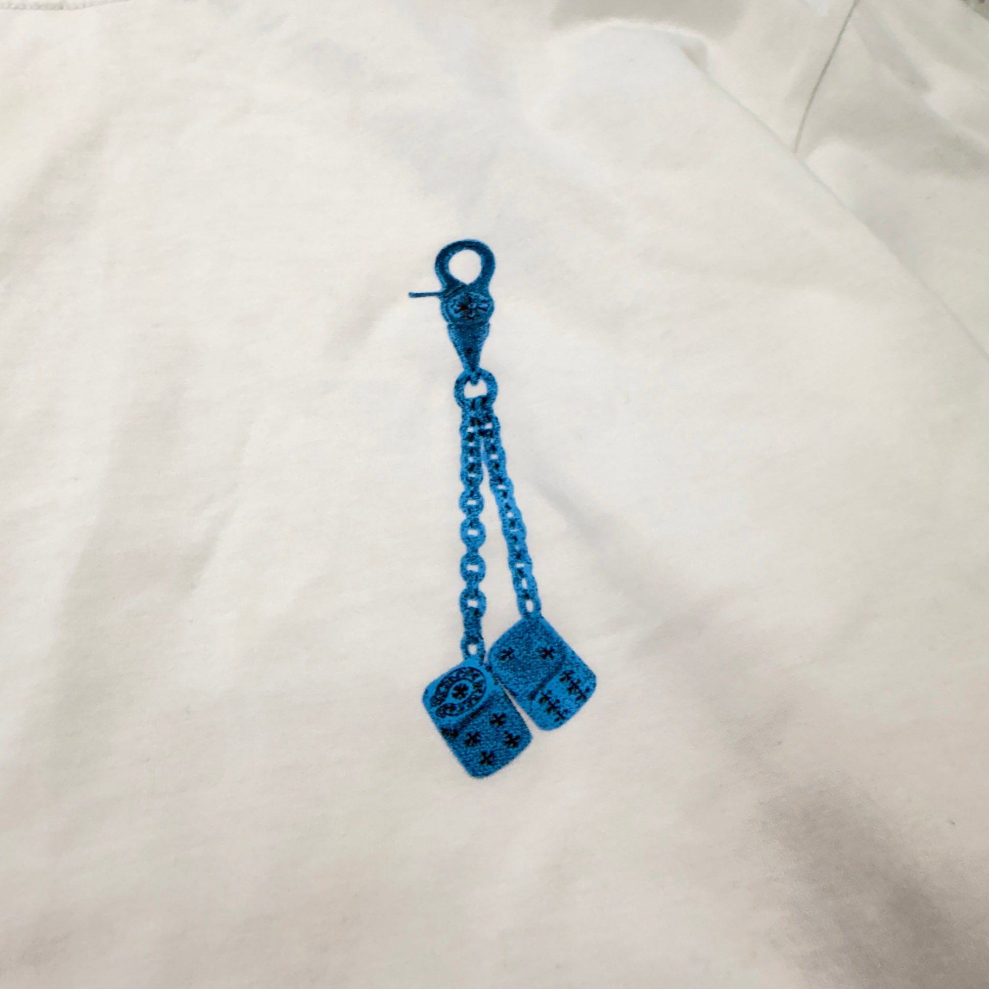 CHROME HEARTS Las Vegas Limited Neck Logo Dice Print Long Sleeve Tee Size XL クロムハーツ ラスベガス限定 ネックロゴ ダイス プリント ロングスリーブ Tシャツ サイズXL