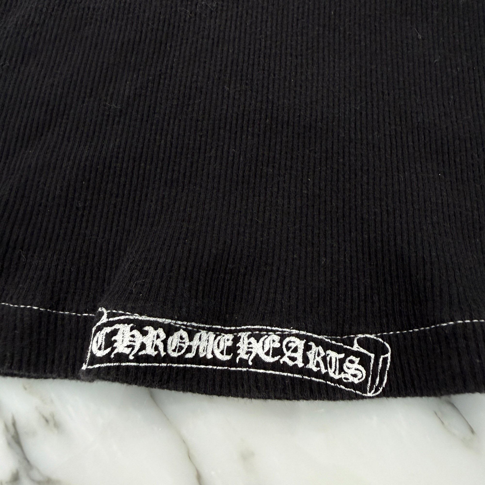 CHROME HEARTS Vertical Side Logo Cross Print Tank Top クロムハーツ ヴァーティカル サイドロゴ クロスプリント タンクトップ