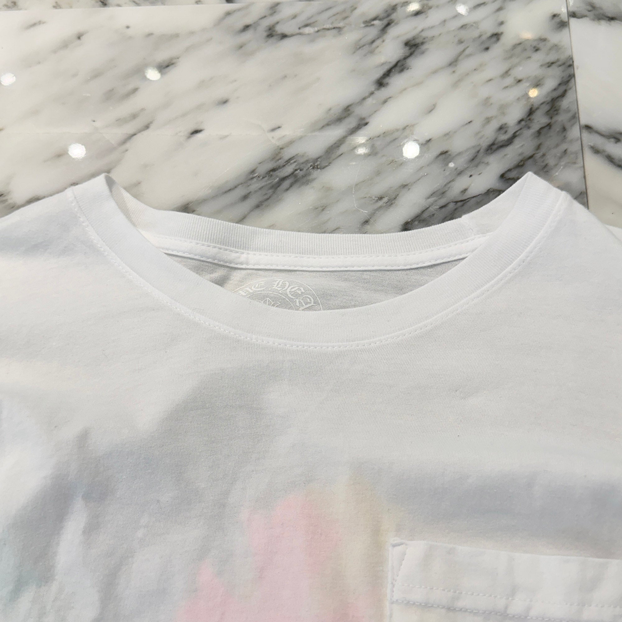 CHROME HEARTS Multicolor Cemetery Cross Long Sleeve Tee Size L クロムハーツ マルチカラー セメタリークロス ロングスリーブTシャツ サイズL