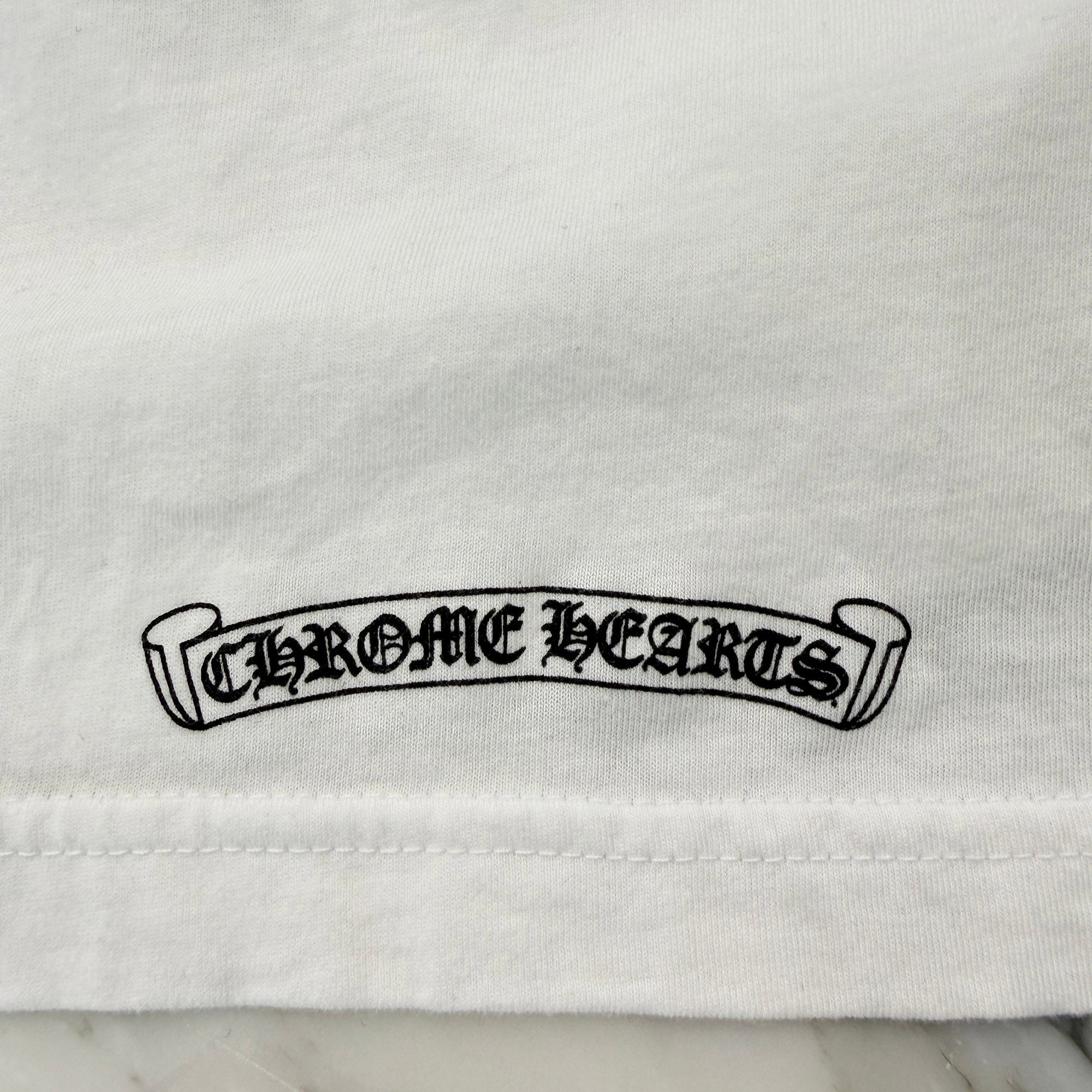CHROME HEARTS Multicolor Cemetery Cross Long Sleeve Tee Size L クロムハーツ マルチカラー セメタリークロス ロングスリーブTシャツ サイズL