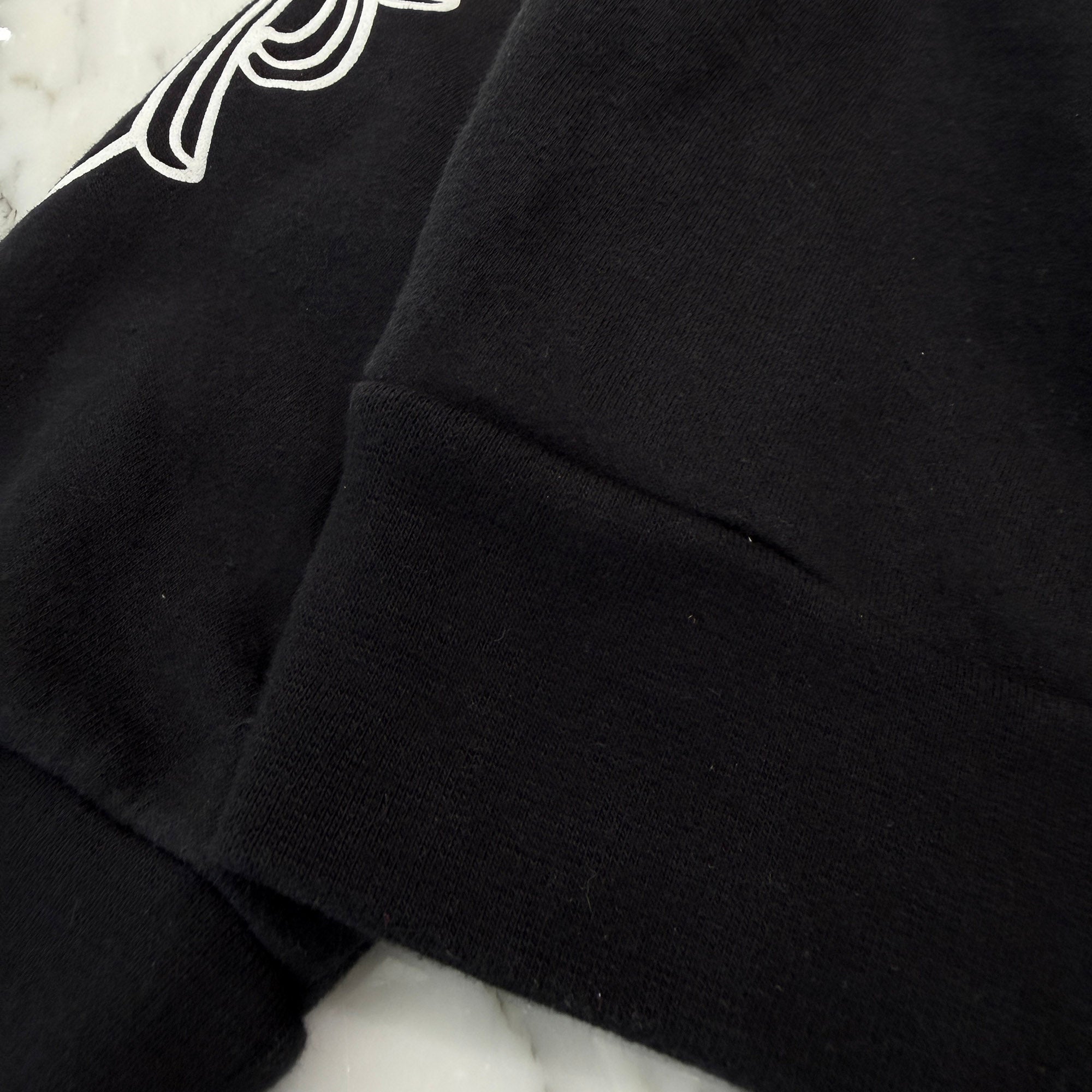 CHROME HEARTS Floral Cross Horseshoe Crewneck Sweat Shirts Size M クロムハーツ フローラルクロス ホースシュー クルーネック スウェットシャツ サイズM