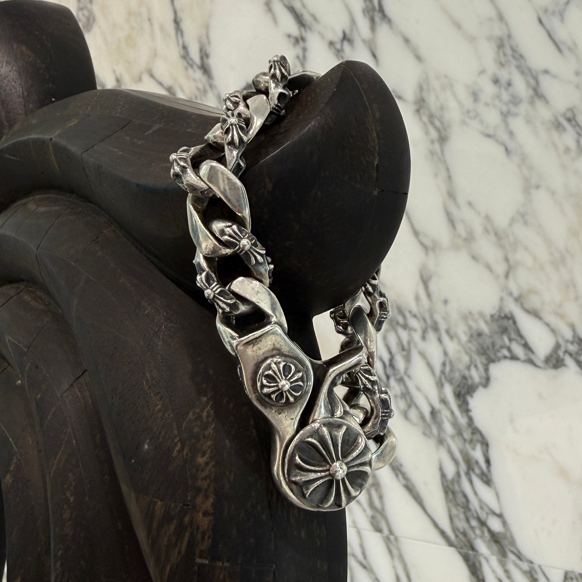 CHROME HEARTS FANCY LINK 1 Clip Bracelet 13 LINK クロムハーツ ファンシーリンク 1クリップ ブレスレット 13LINK