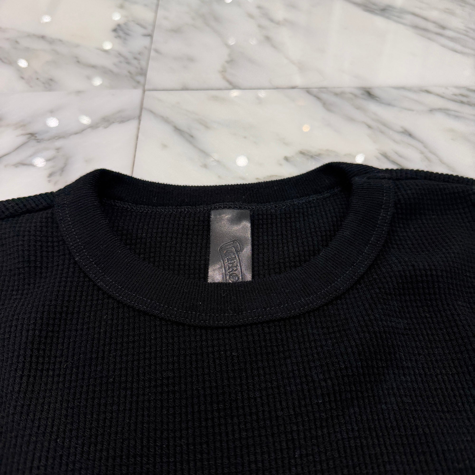 CHROME HEARTS Y NOT CH Embroidery Thermal Tee Size L クロムハーツ ワイノット CH刺繍 サーマル Tシャツ サイズL